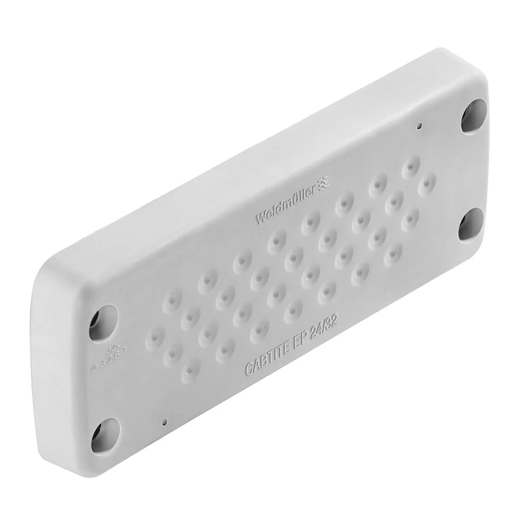 Weidmüller 2779380000 Cable feed-through plate (cable entry system), Cabtite (cable entry system), TPE, grey, 149.6 x 58 x 17.3 mm, Depth: 17.3 mm, -40 °C…90 °C, IP66 (img_001) Weidmüller 2779380000 Cable feed-through plate (cable entry system), Cabtite (cable entry system), TPE, grey, 149.6 x 58 x 17.3 mm, Depth: 17.3 mm, -40 °C…90 °C, IP66 (img_001)