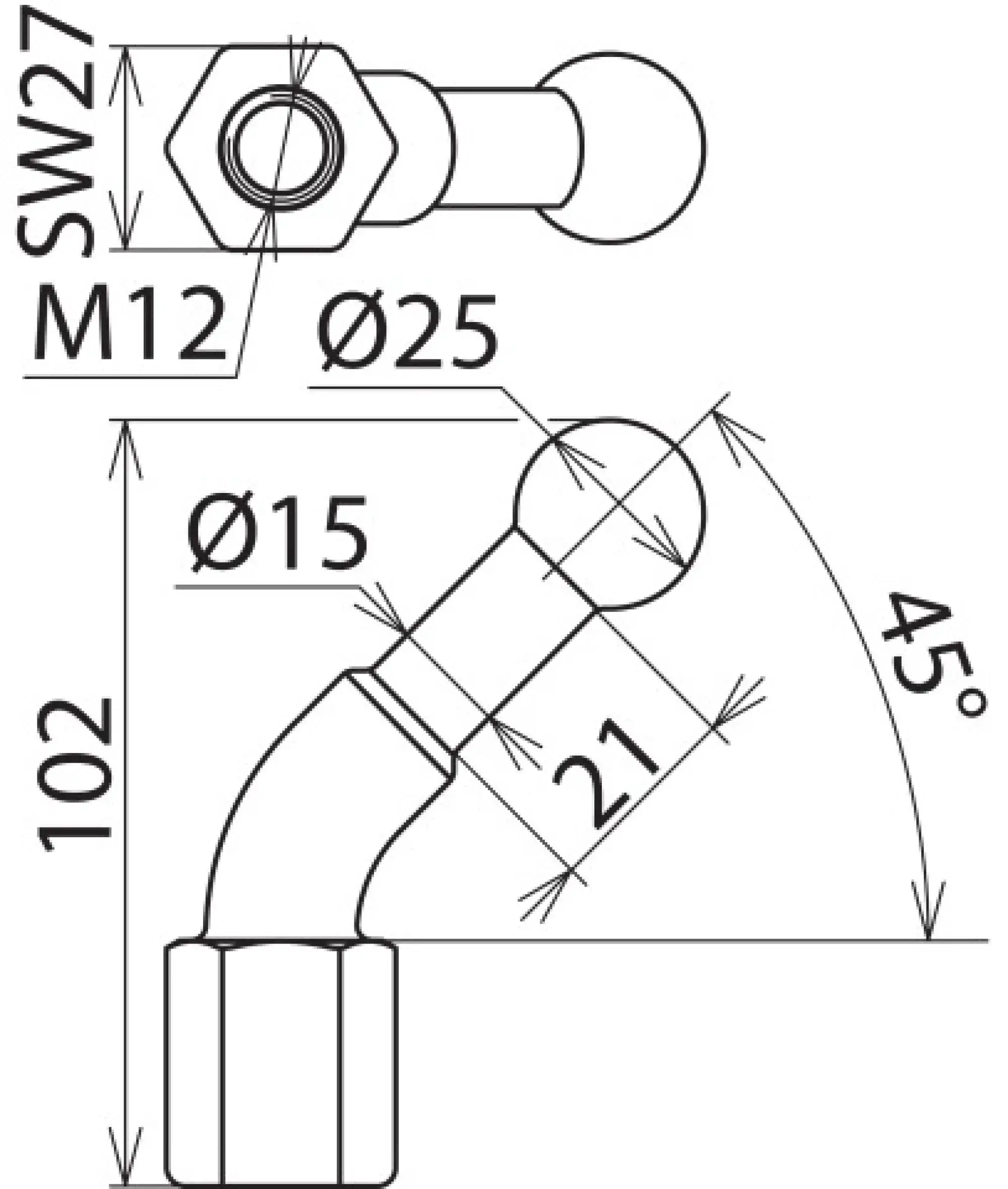 Dehn 756200 Fixed ball point D=25mm, angled (45°) with M12 female thread (img_002)