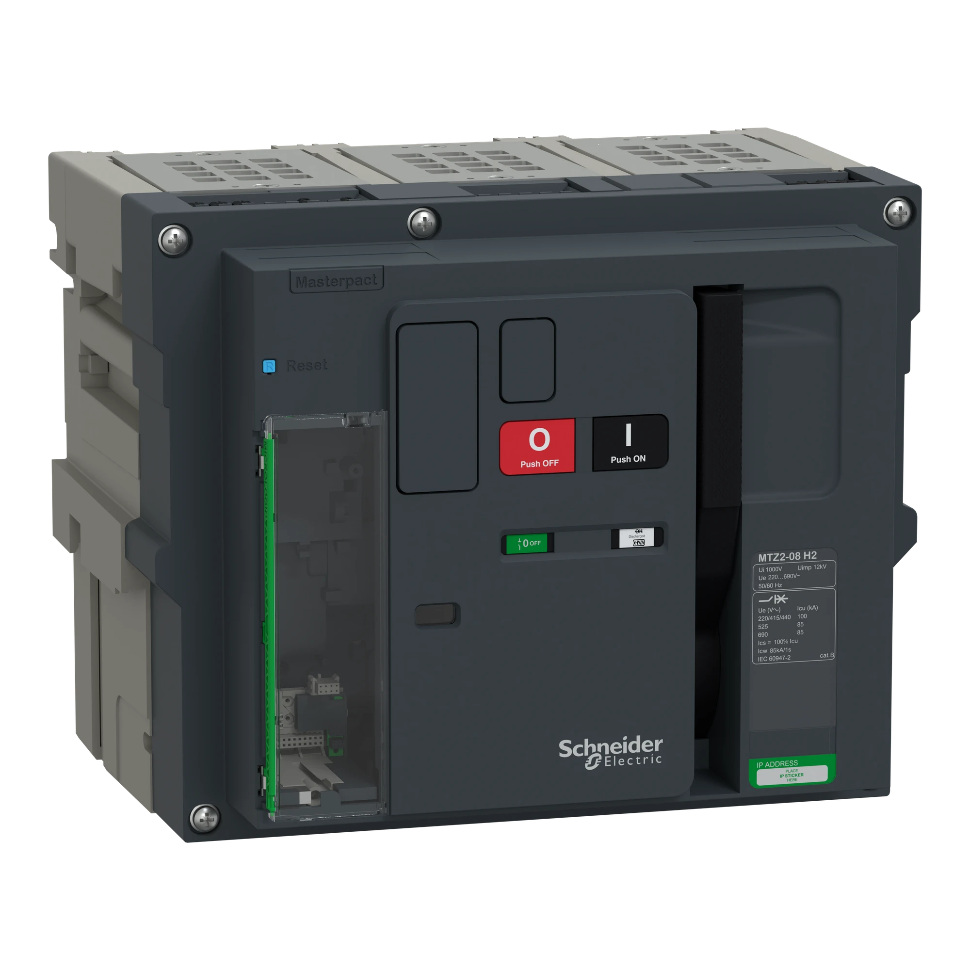 Schneider Electric LV948232 MasterPacT MTZ2 08 800A H2 100kA/440VAC (Icu) 3P Grundschalter Einschub für MicroLogic Active (img_001) Schneider Electric LV948232 MasterPacT MTZ2 08 800A H2 100kA/440VAC (Icu) 3P Grundschalter Einschub für MicroLogic Active (img_001)