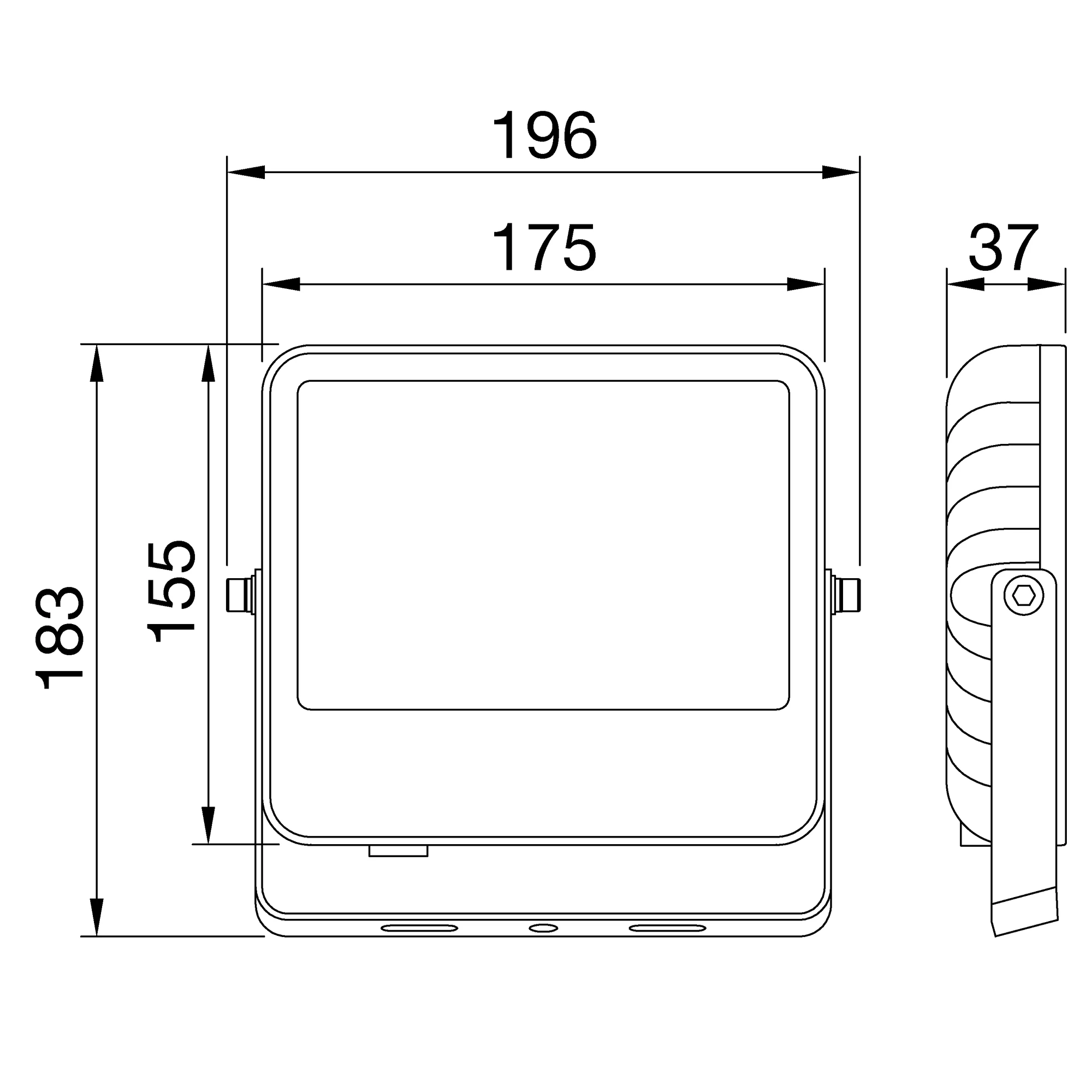 GEWISS GWF1100CC840 ELIA FL MINI - XS3 30W - ASYMMETRIC - 4000K CRI80 - ON/OFF - IP66 - CLASS I - BLACK (img_002) GEWISS GWF1100CC840 ELIA FL MINI - XS3 30W - ASYMMETRIC - 4000K CRI80 - ON/OFF - IP66 - CLASS I - BLACK (img_002)