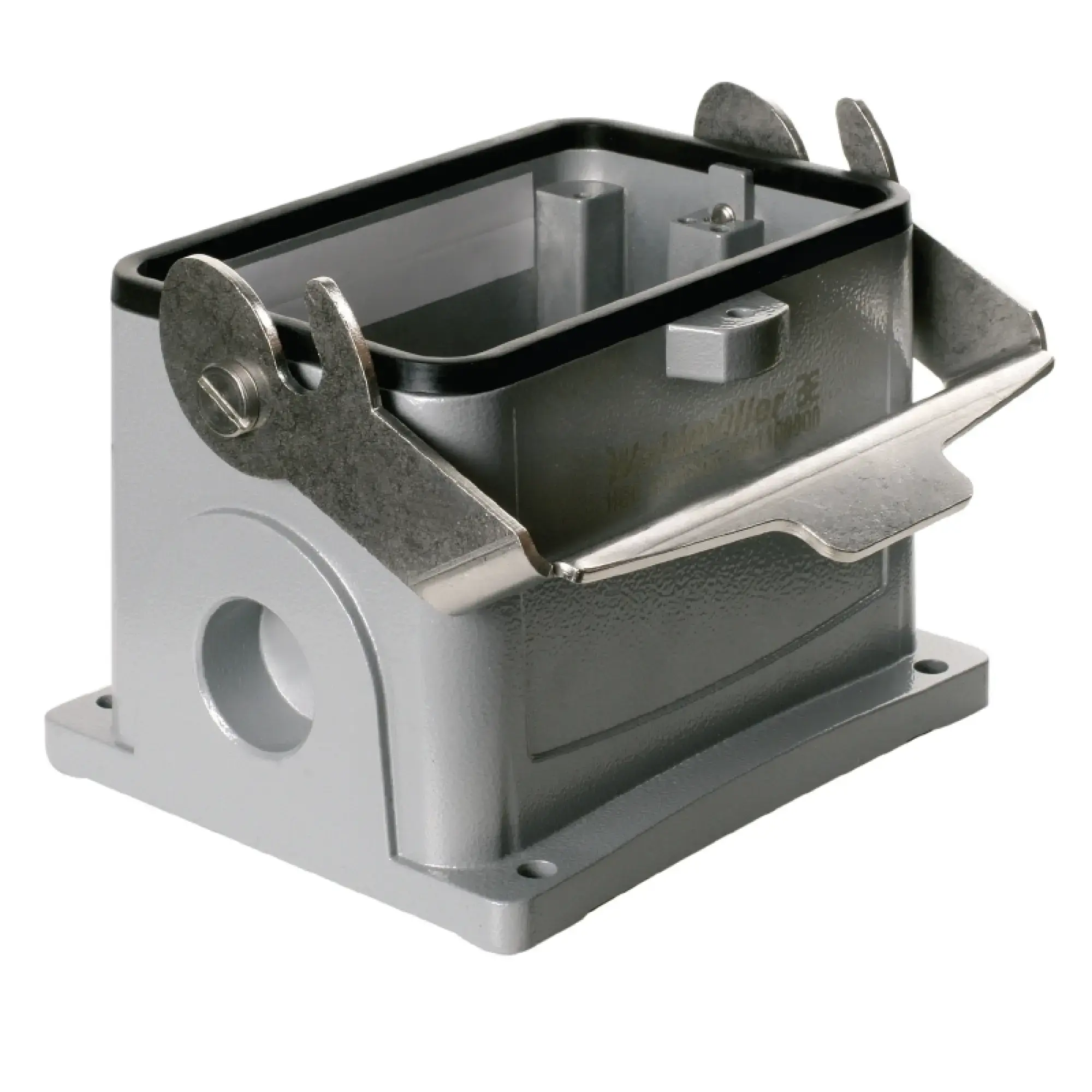 Weidmüller 1651100000 Housing industry connectors, Base housing, End-locking clamp, lower side, Installation size: 12, IP65, in plugged condition (img_001)