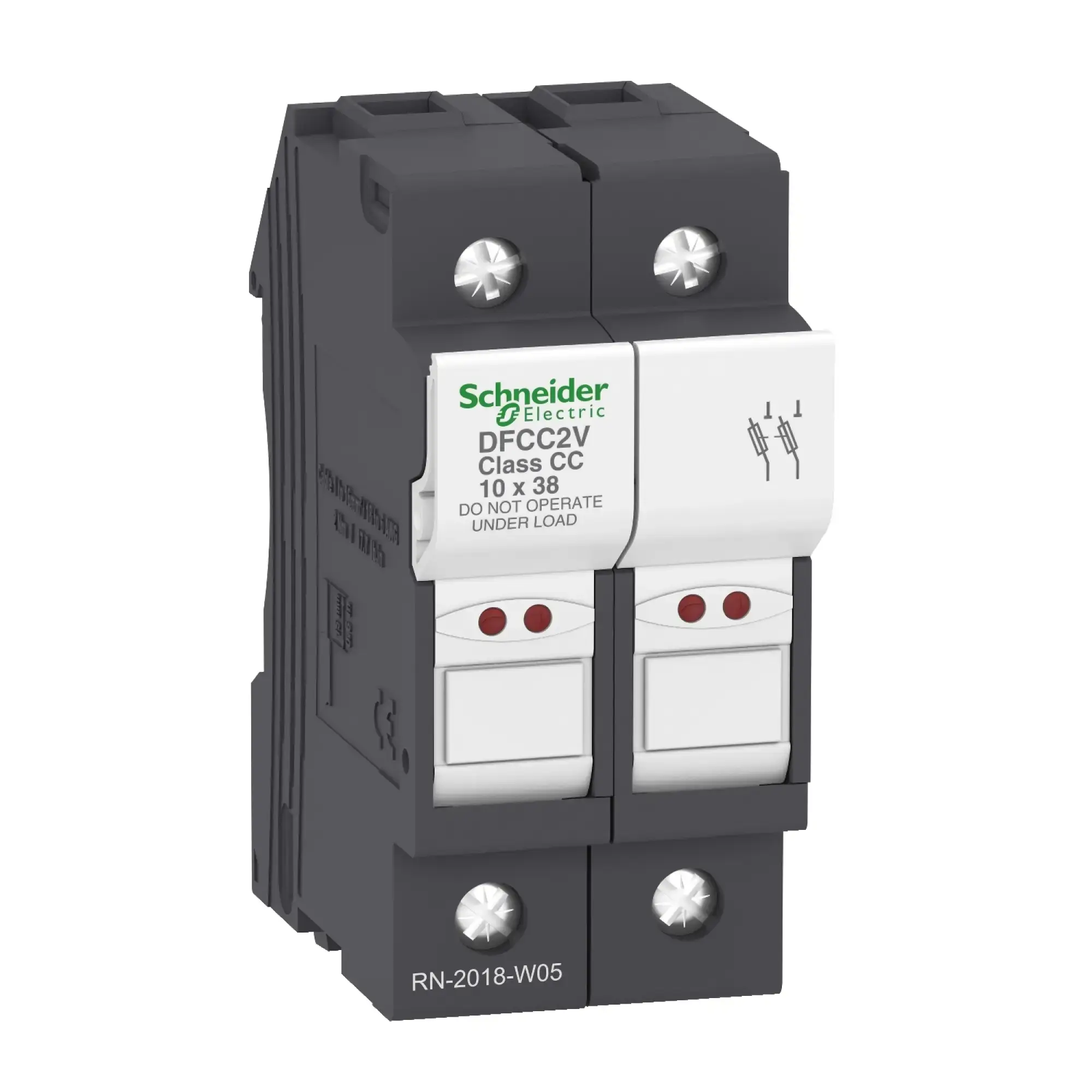 Schneider Electric DFCC2V Fuse Holder TeSys 2p 30A, Class CC, with Indicator for Fuse Failure (img_002) Schneider Electric DFCC2V Fuse Holder TeSys 2p 30A, Class CC, with Indicator for Fuse Failure (img_002)