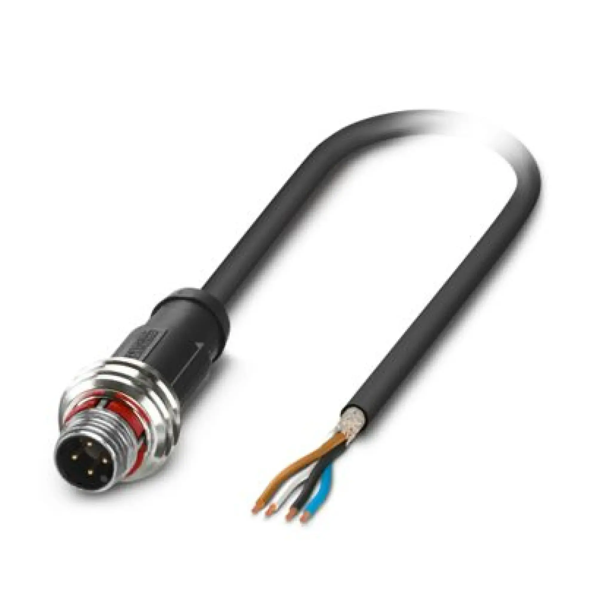 Phoenix Contact 1476854 Sensor/actuator cable SAC-4P-P12MS/ 3,0-PUR SH (img_001)
