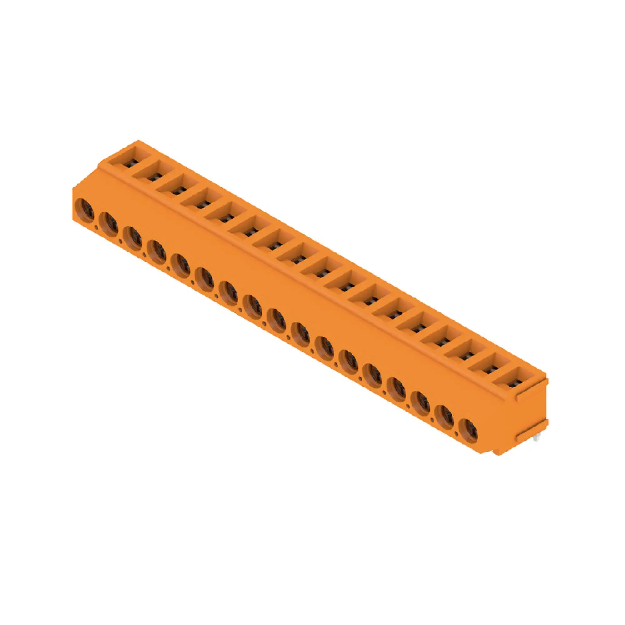 Weidmüller 1234390000 PCB terminal, 320 V, 17.5 A, Pitch in mm: 5.00, 2.5 mm², Number of poles: 17, Clamping yoke connection, THT solder connection, 180°, Box (img_001) Weidmüller 1234390000 PCB terminal, 320 V, 17.5 A, Pitch in mm: 5.00, 2.5 mm², Number of poles: 17, Clamping yoke connection, THT solder connection, 180°, Box (img_001)