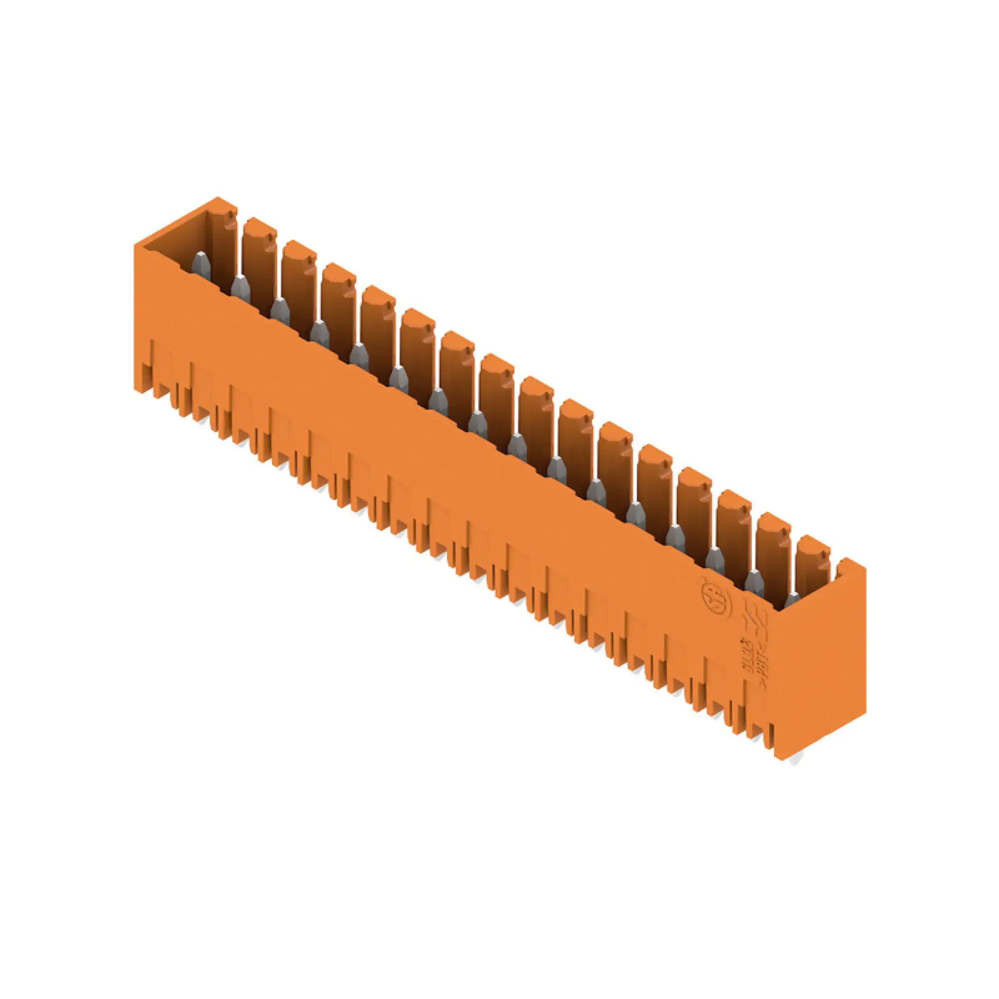 Weidmüller 1604610000 PCB connector (board connection), 160 V, 17 A, Pitch in mm: 3.50, Number of poles: 16, THT solder connection, Box (img_001)