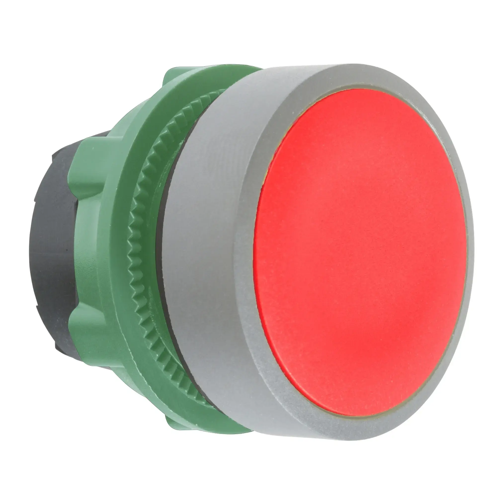 Schneider Electric ZB5AH04C0 Push Button, Front Element, Harmony XB5, Plastic, 22mm, Light Grey, Red, Unlabeled, Latching (img_002)