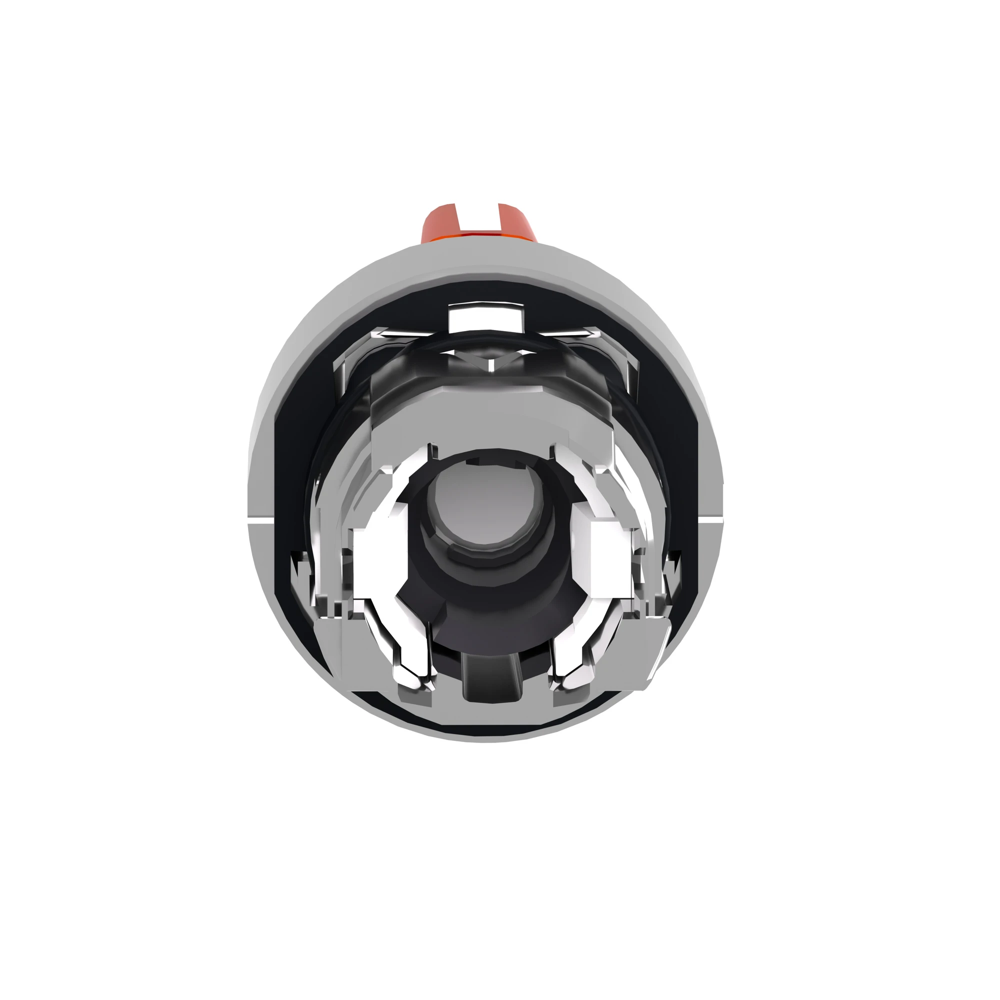 Schneider Electric ZB4BK1753 Illuminated Selector Switch, Front Element, Harmony XB4, Metal, 22mm, Orange, for Universal LED, 3 Positions, Momentary Left (img_002)
