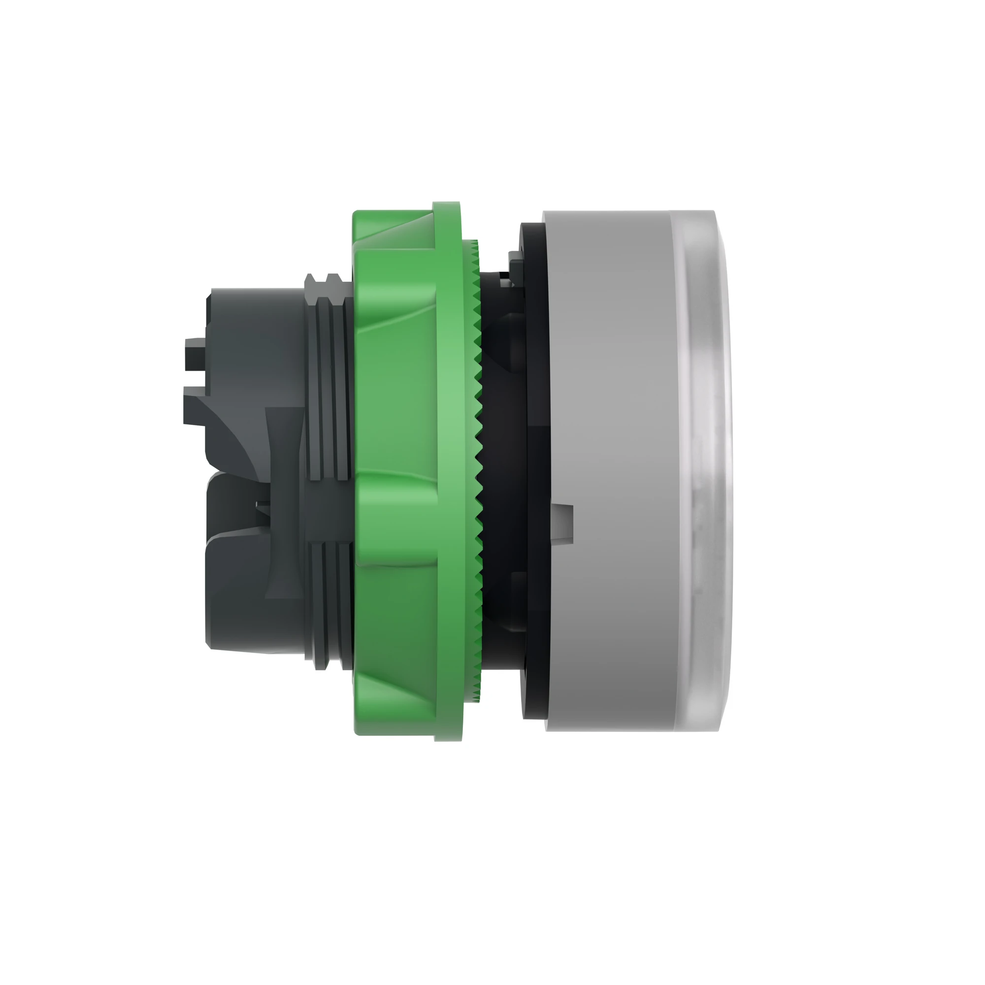Schneider Electric ZB5AW313C0 Illuminated push-button, front element, Harmony XB5, plastic, 22mm, light gray, white, for universal LED (img_004)