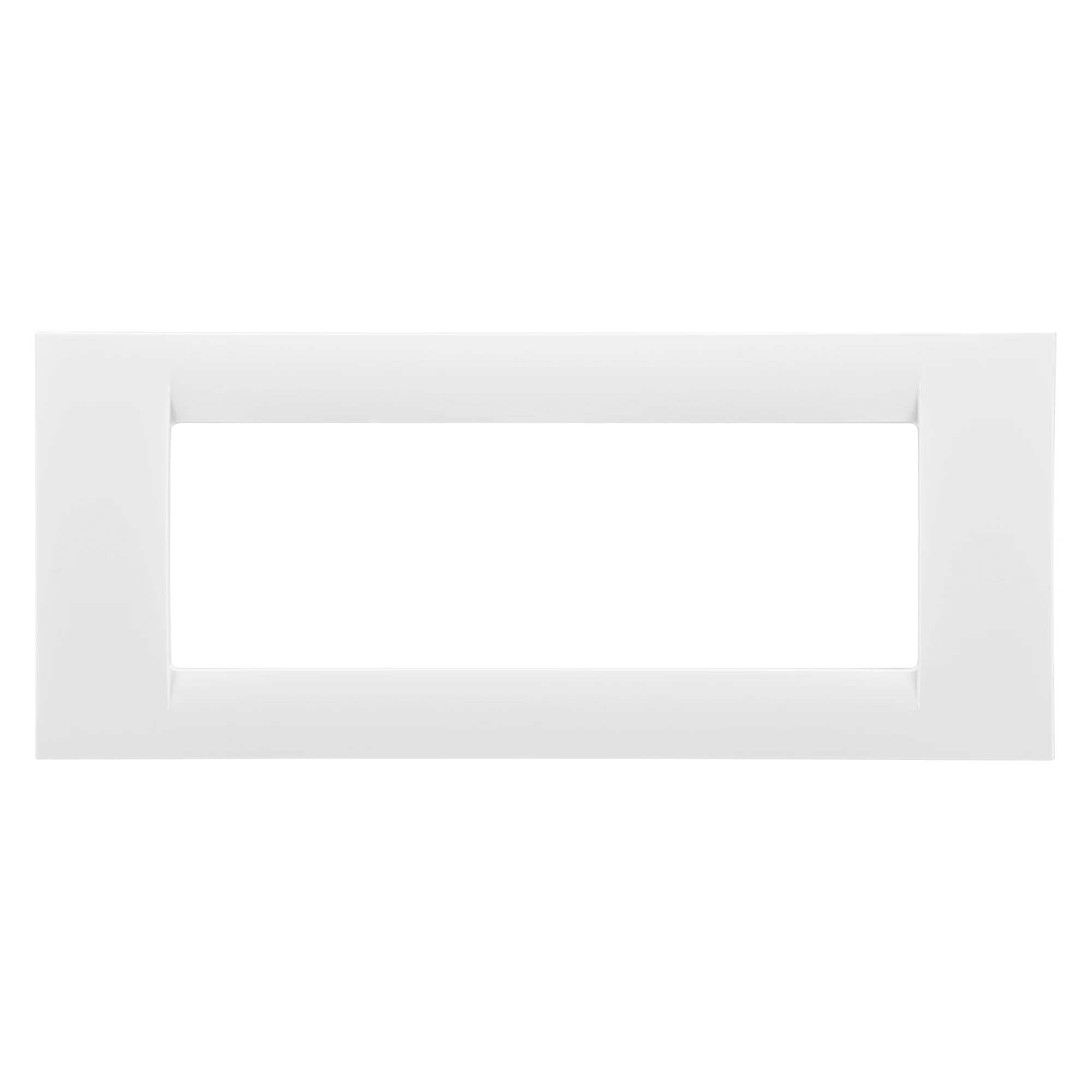 GEWISS GW22106 VIRNA PLATE - IN TECHNOPOLYMER GLOSS FINISHING - 6 GANG - CLOUD WHITE - SYSTEM (img_001) GEWISS GW22106 VIRNA PLATE - IN TECHNOPOLYMER GLOSS FINISHING - 6 GANG - CLOUD WHITE - SYSTEM (img_001)