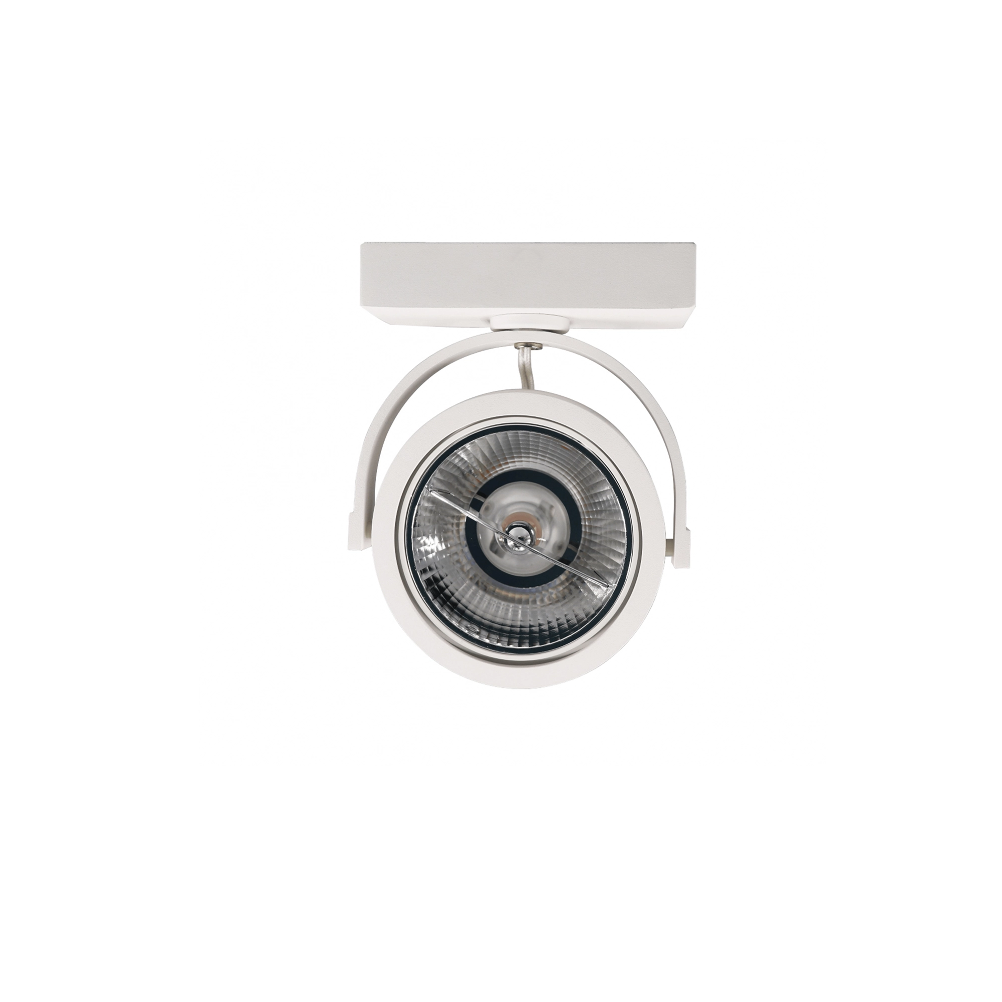 WSU Lights GU10 Single luminaire Rouqi for AR111 swiveling white - IP20