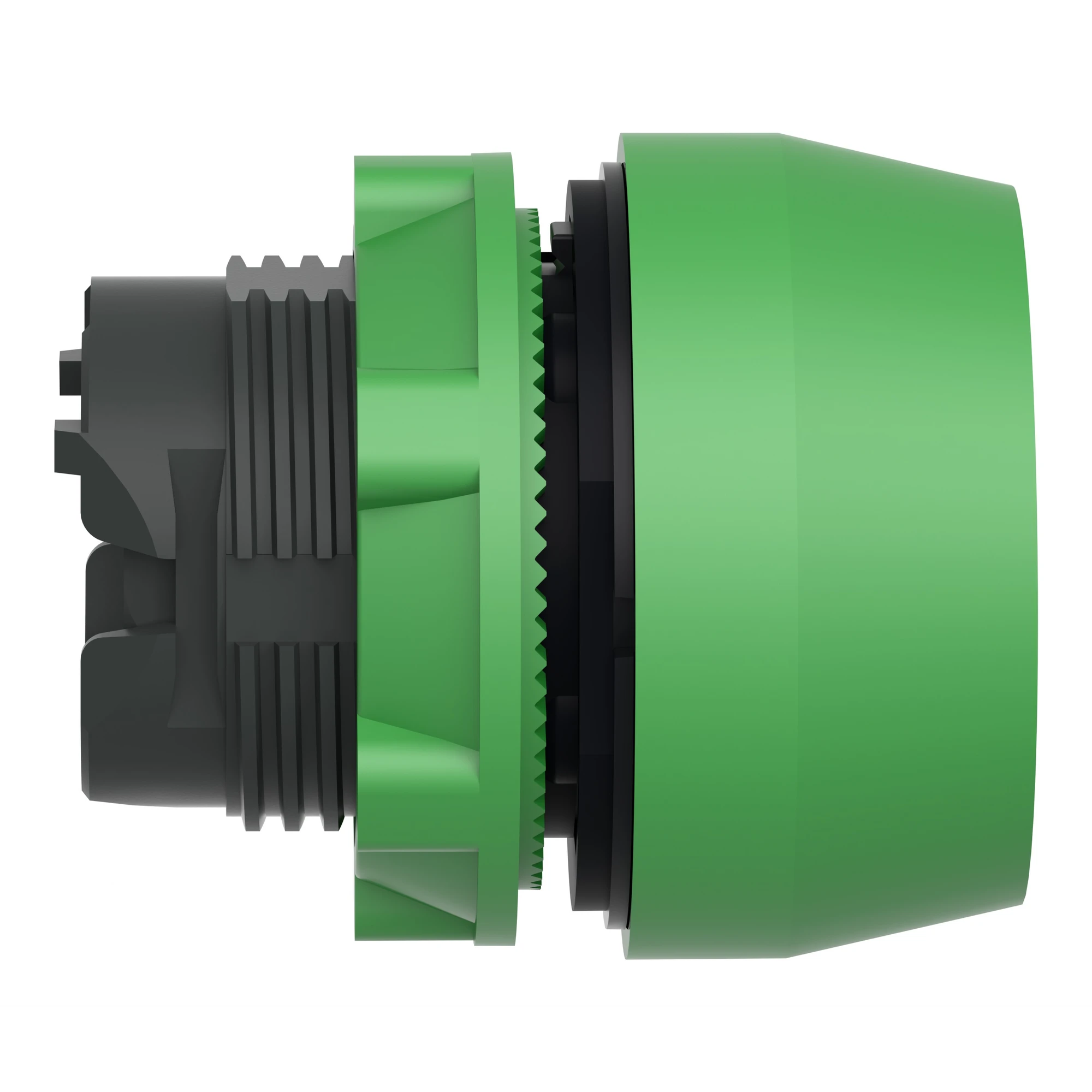 Schneider Electric ZB5AP3S Push Button, Front Element, Harmony XB5, Plastic, 22mm, Green, Unmarked, Momentary, with Protective Cap (img_003)