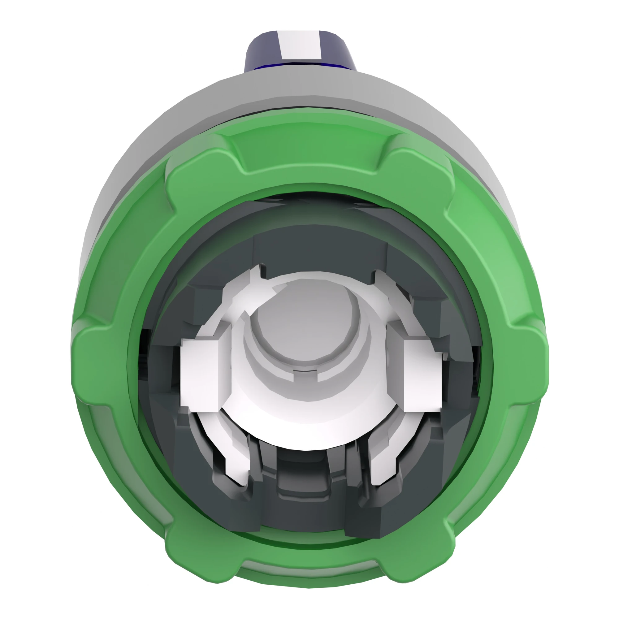 Schneider Electric ZB5AK1363C0 Illuminated Selector Switch, Front Element, Harmony XB5, Plastic, 22mm, Blue, for Universal LED, 3 Positions, Latching (img_003)