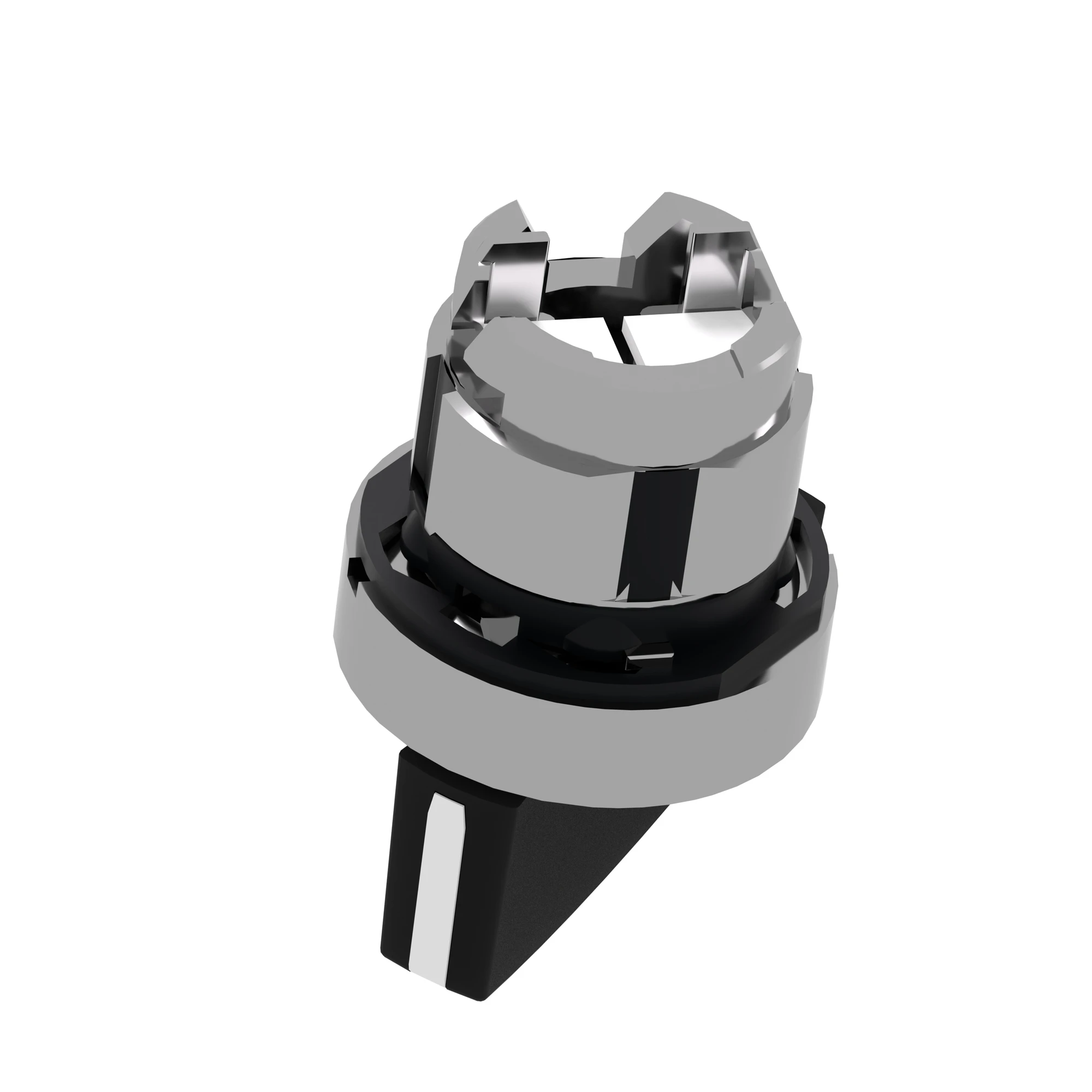 Schneider Electric ZB4BJ4 Selector switch, front element, Harmony XB4, metal, 22mm, black, 2 positions, long toggle, momentary (img_005)