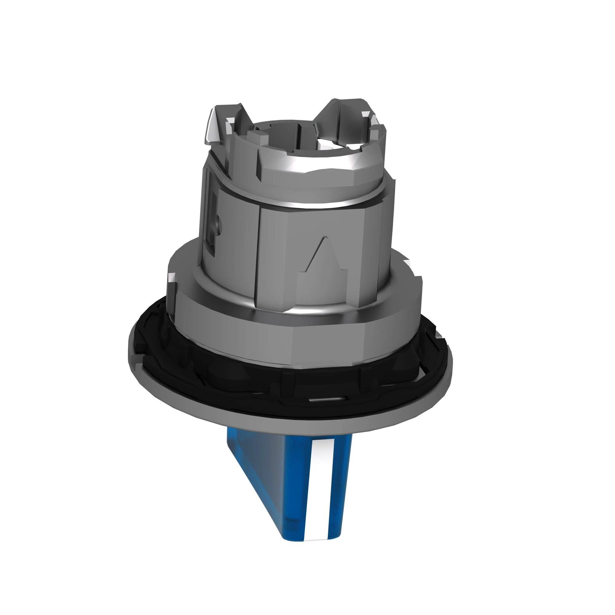Schneider Electric ZB4FK1563 Illuminated selector switch, front element, Harmony XB4F, metal, 30mm, blue, for universal LED, 3 positions, center detent (img_006)