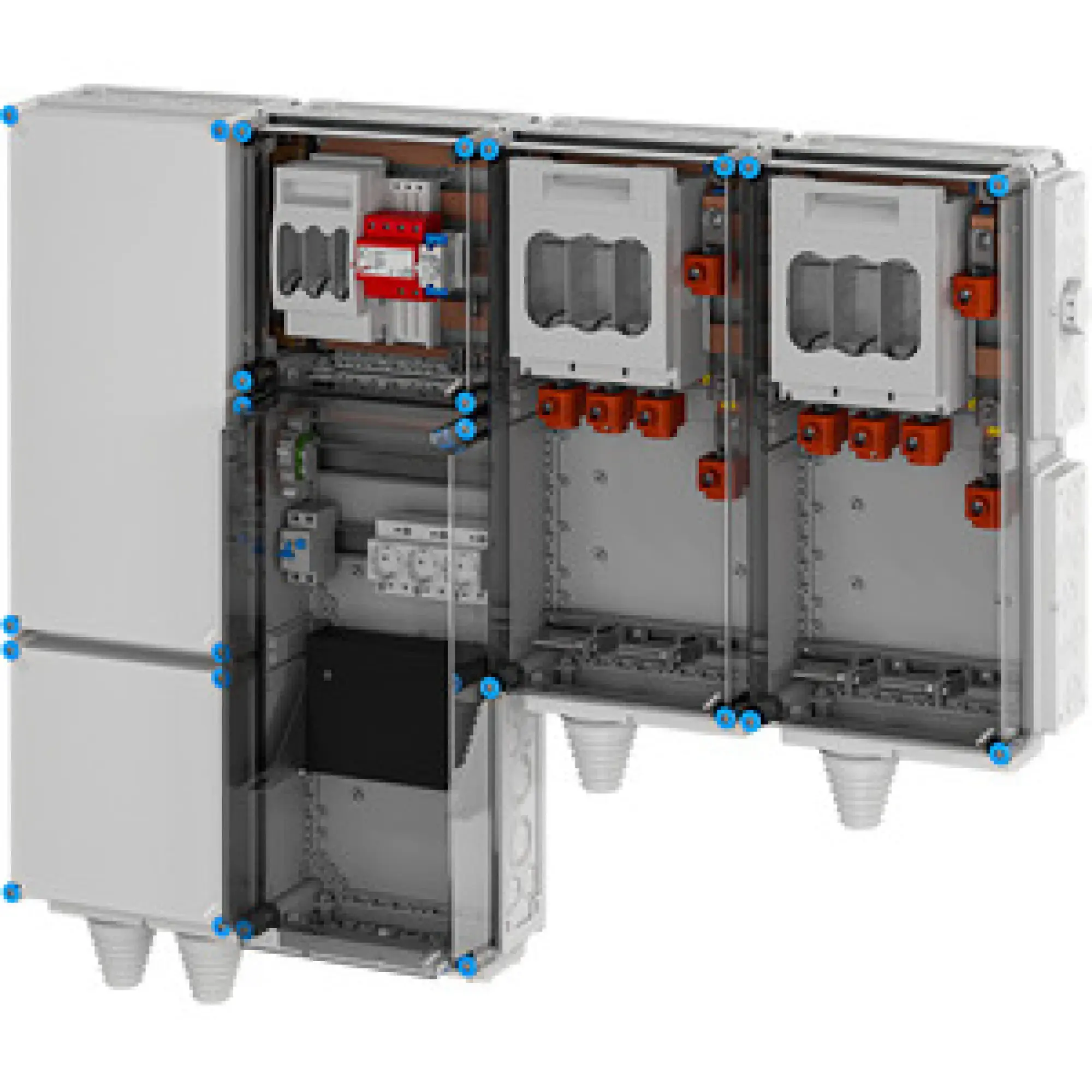 Hensel 65000164 Ladeverteiler für bis zu 2 Abgänge à 140kW Mi EV 140kW 2001 (img_002) Hensel 65000164 Ladeverteiler für bis zu 2 Abgänge à 140kW Mi EV 140kW 2001 (img_002)