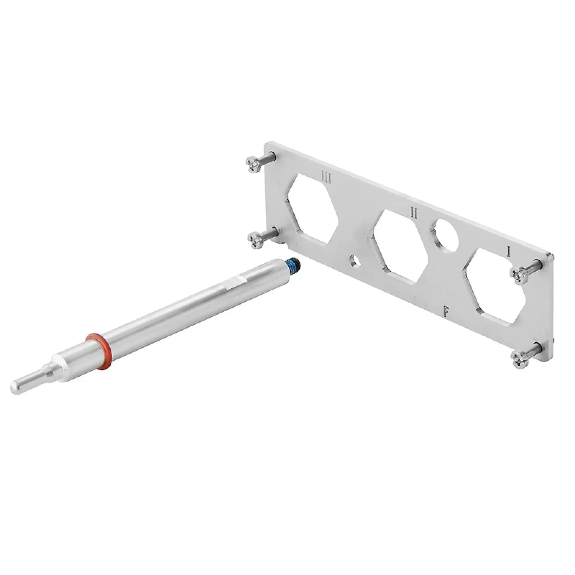 Weidmüller 2008210000 Mounting frame for industrial connector, Series: HighPower, Size: 8, Number of poles: 3, Stainless steel, rust-proof (img_001)