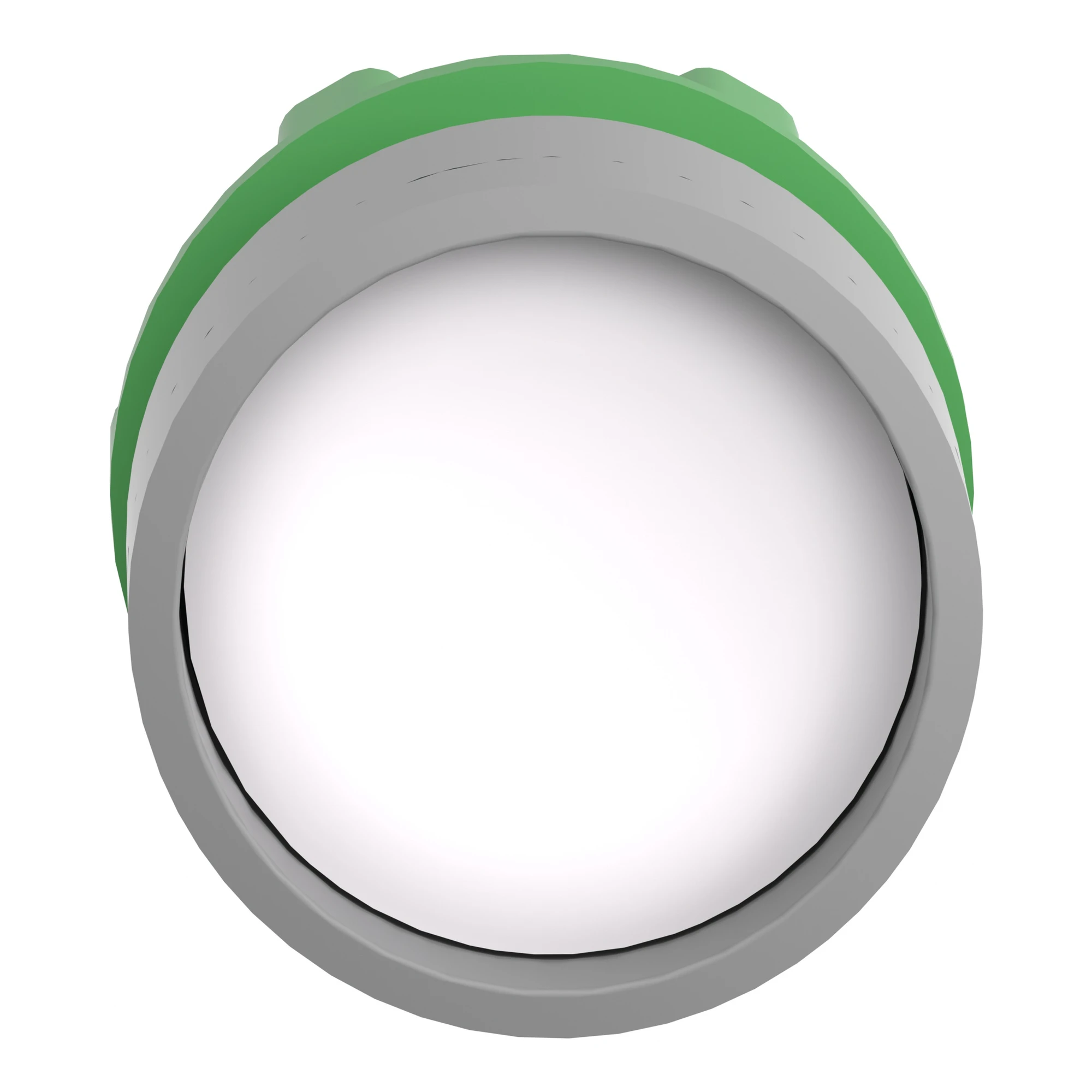 Schneider Electric ZB5AA16C0 Push button, Front element, Harmony XB5, Plastic, 22mm, light grey, white, reset, unmarked, momentary (img_006)