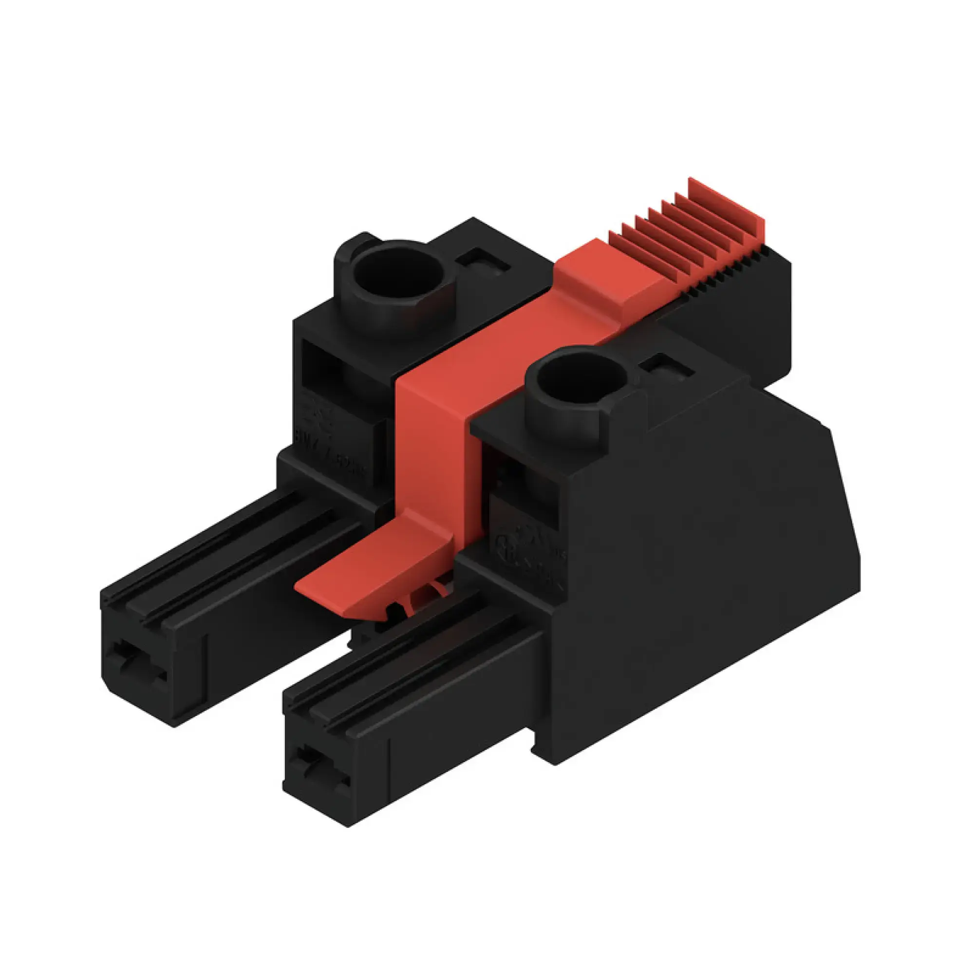 Weidmüller 1156710000 PCB connector (wire connection), 1000 V, 57 A, Pitch in mm: 7.62, 10 mm², Number of poles: 2, Clamping yoke connection, Box (img_001) Weidmüller 1156710000 PCB connector (wire connection), 1000 V, 57 A, Pitch in mm: 7.62, 10 mm², Number of poles: 2, Clamping yoke connection, Box (img_001)