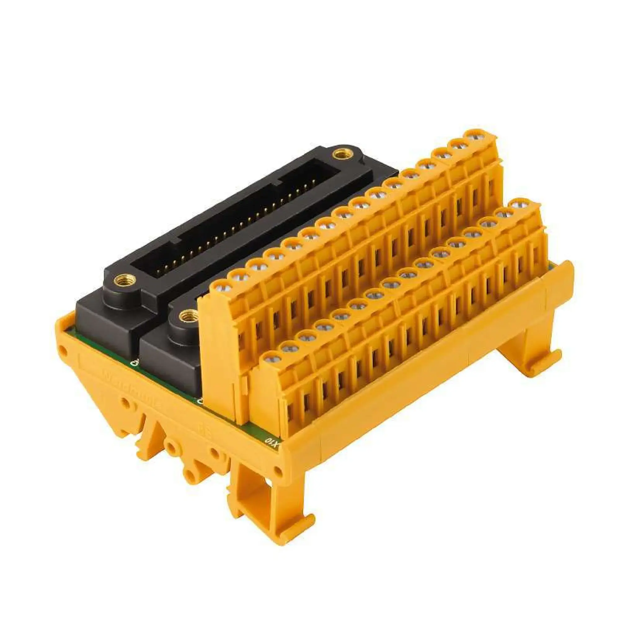 Weidmüller 1371470000 Interface module with terminal, connector, 2 x KS (40P), 40-pole plug, LL2N 5.08 mm, Screw connection (img_001)