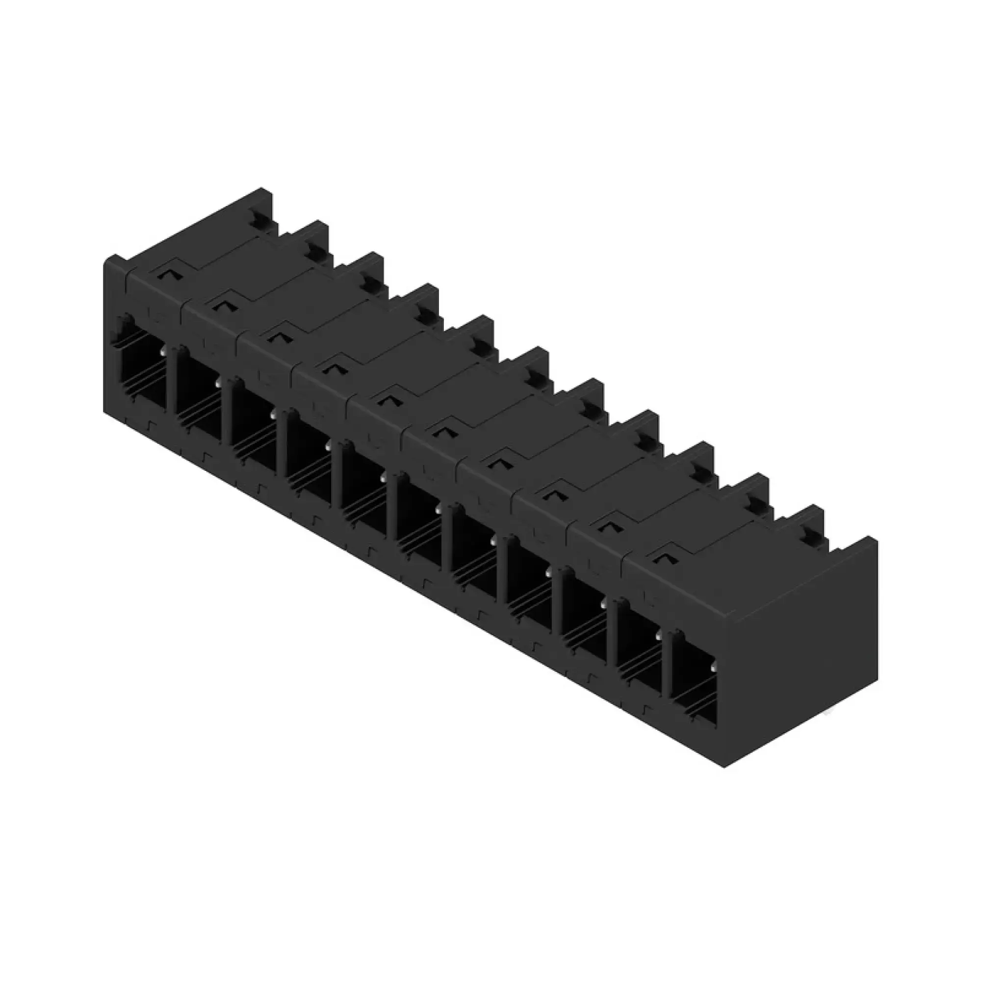Weidmüller 2741500000 PCB connector (board connection), 320 V, 26.8 A, Pitch in mm: 5.00, Number of poles: 11, THT/THR solder connection, Tube (img_001)