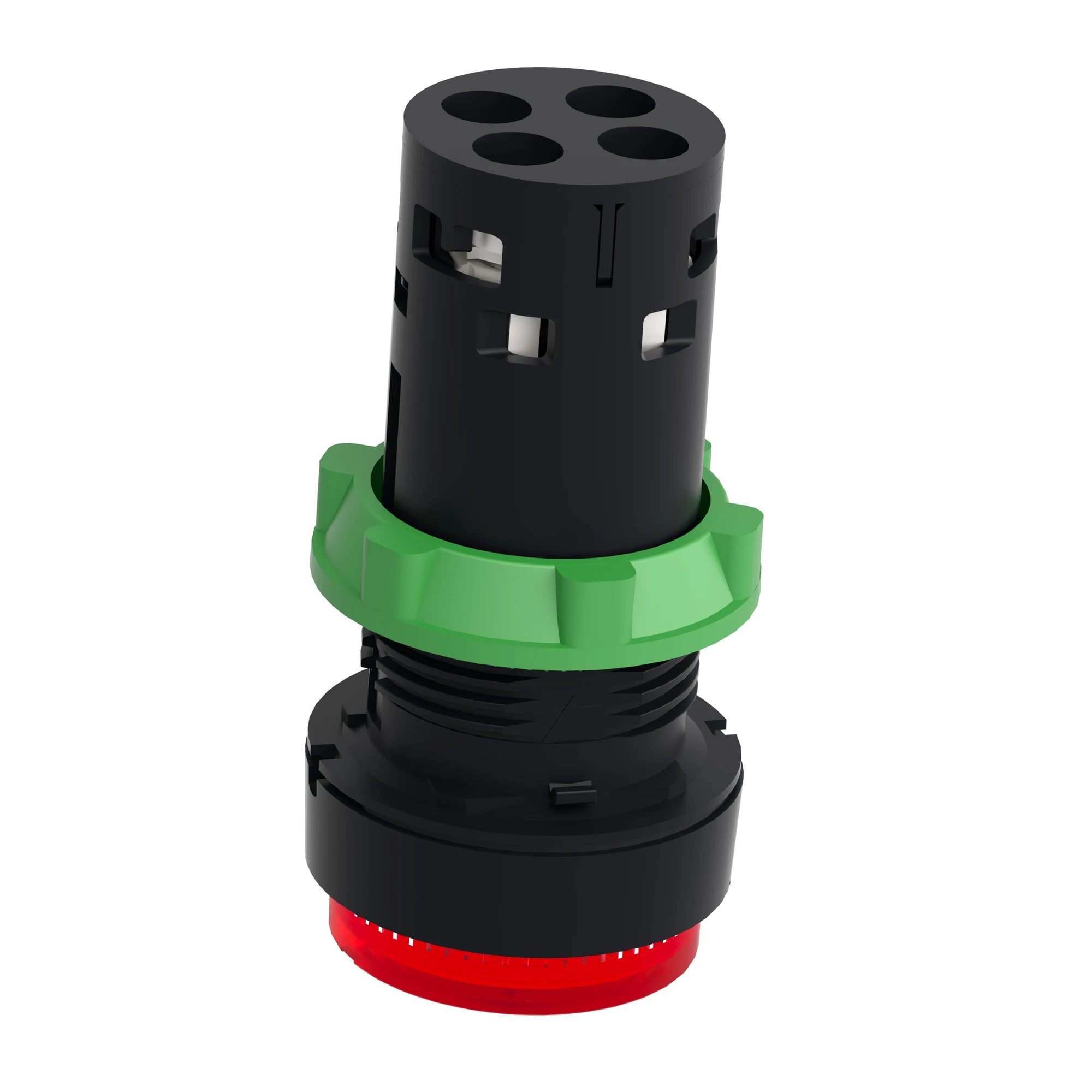 Schneider Electric XB7NW34B2 Illuminated Pushbutton, Harmony XB7, Monoblock, Plastic, Ø22mm, Red, Integrated LED, 24V AC/DC, 1NC, Screw Terminal (img_007)