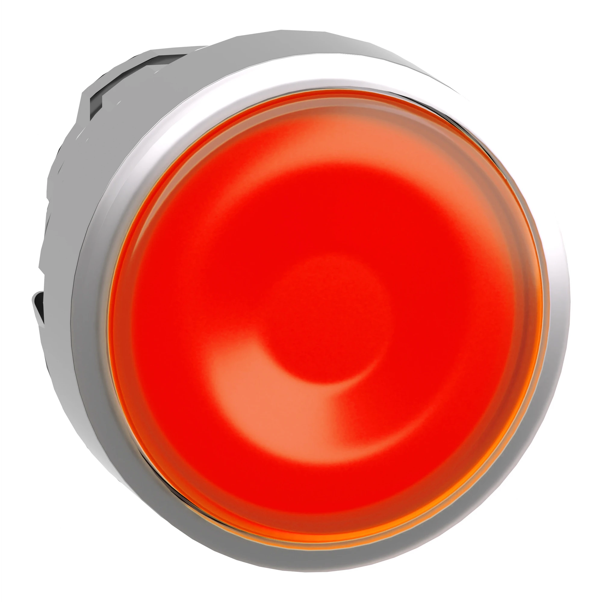 Schneider Electric ZB4BW353 Illuminated push-button, front element, Harmony XB4, metal, 22mm, orange, unlabeled, momentary, for universal LED (img_001)