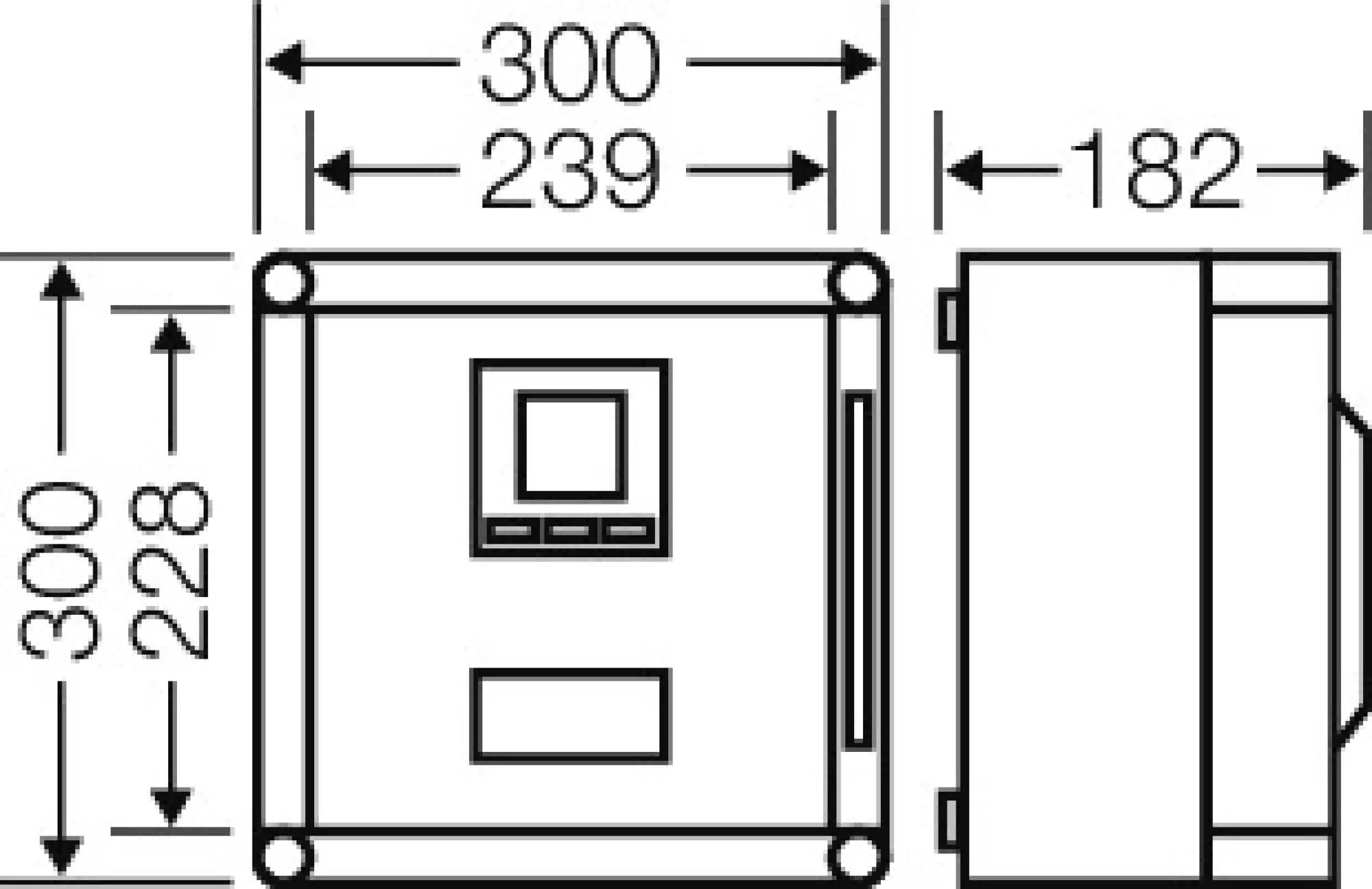 Hensel 20001382 Mi mit Messgerät 96x96 mm, 4,5 TE, mit Tragschi. f. Sp.pfadsi., Scharnierd Mi 2231 (img_003) Hensel 20001382 Mi mit Messgerät 96x96 mm, 4,5 TE, mit Tragschi. f. Sp.pfadsi., Scharnierd Mi 2231 (img_003)
