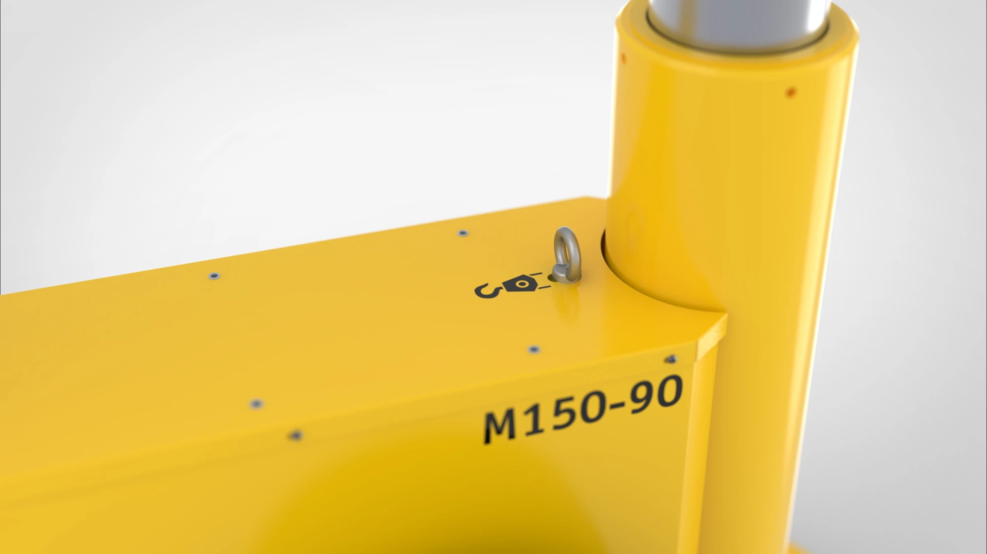 Cattini M150/90 MAMMUT Oil-Pneumatic Jacks load capacity= 150 t.; pistons=1; min. height = 900.00 mm (img_004) Cattini M150/90 MAMMUT Oil-Pneumatic Jacks load capacity= 150 t.; pistons=1; min. height = 900.00 mm (img_004)