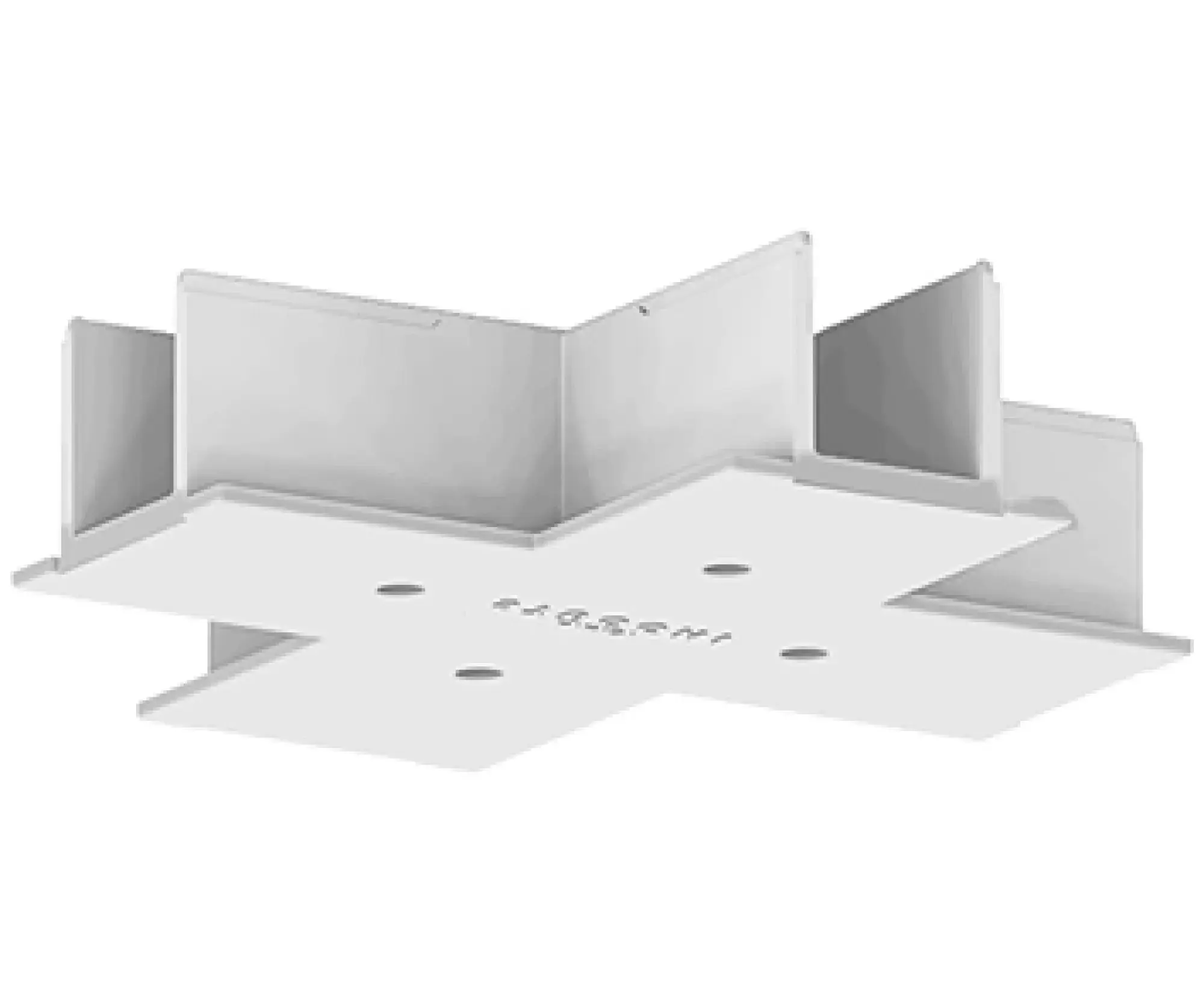 Performance iN Lighting 310706 Abdeckung an Zwischendecke für X-förmiges Anschlussteil 310706 (img_002)