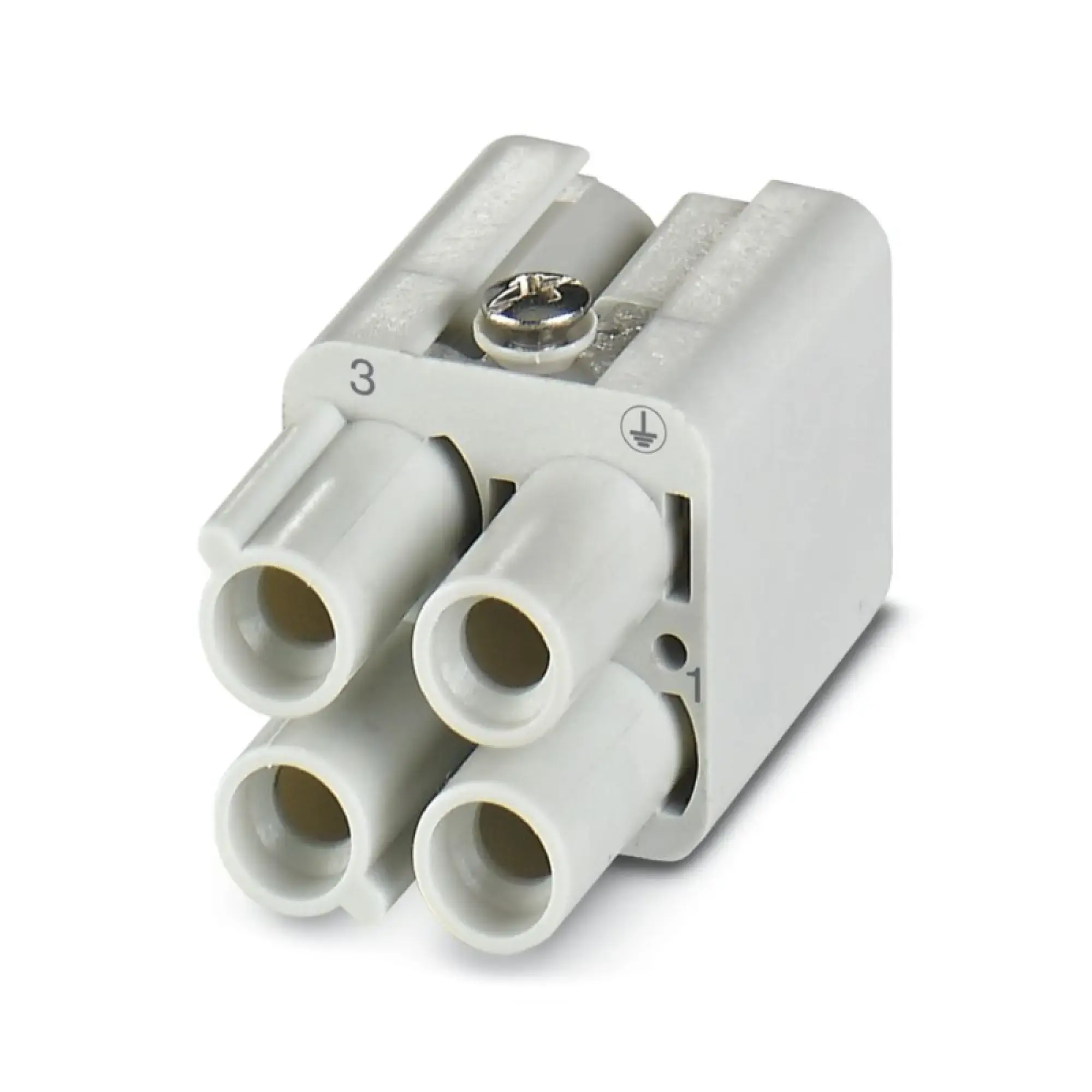 Weidmüller 3103530000 Module insert for industrial connector, 400 V, 40 A, Number of poles: 3, Crimp contact, Female, Required plug-in slots: (img_001) Weidmüller 3103530000 Module insert for industrial connector, 400 V, 40 A, Number of poles: 3, Crimp contact, Female, Required plug-in slots: (img_001)