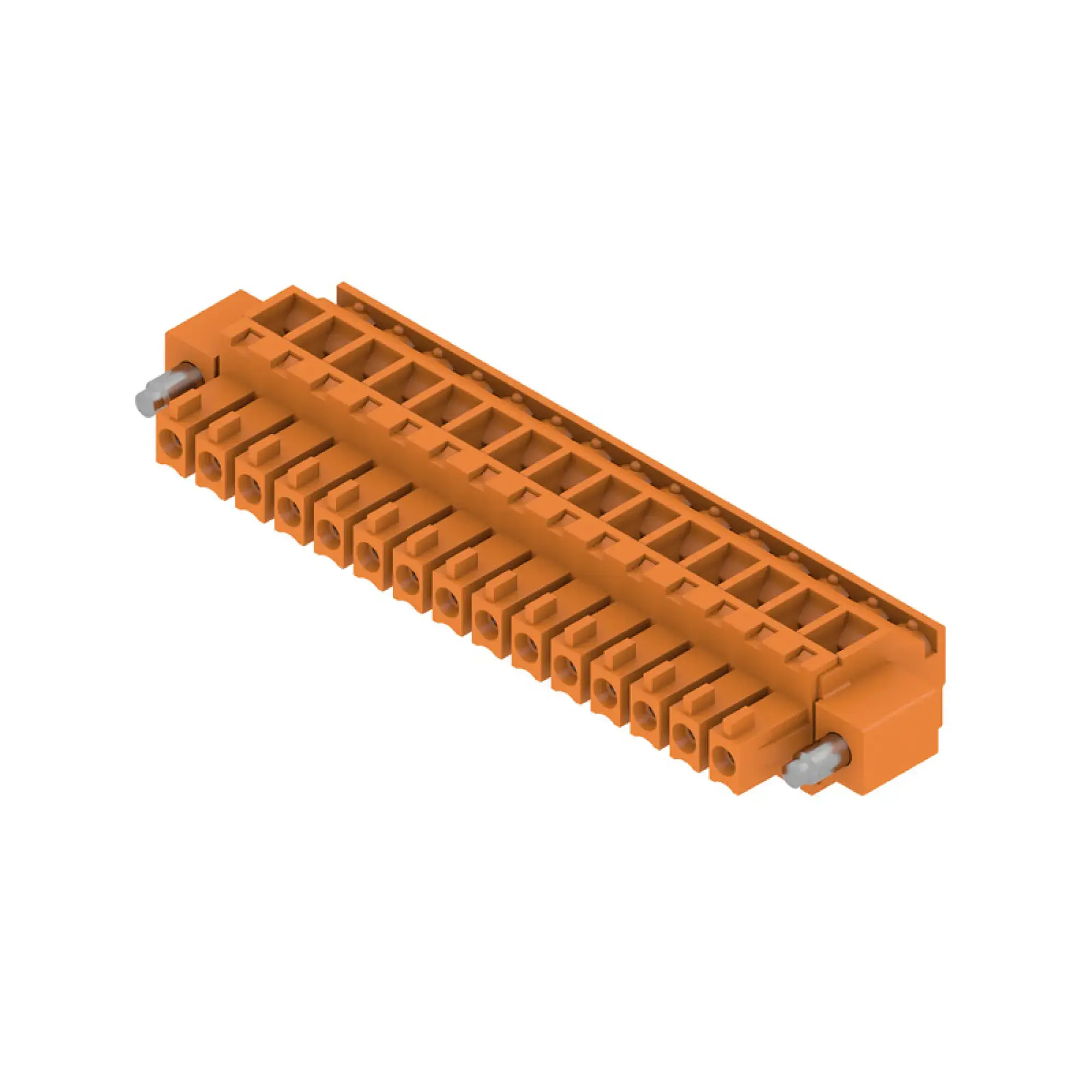 Weidmüller 1940110000 PCB connector (wire connection), 160 V, 17.5 A, Pitch in mm: 3.81, 1.5 mm², Number of poles: 15, Clamping yoke connection, Box (img_001)