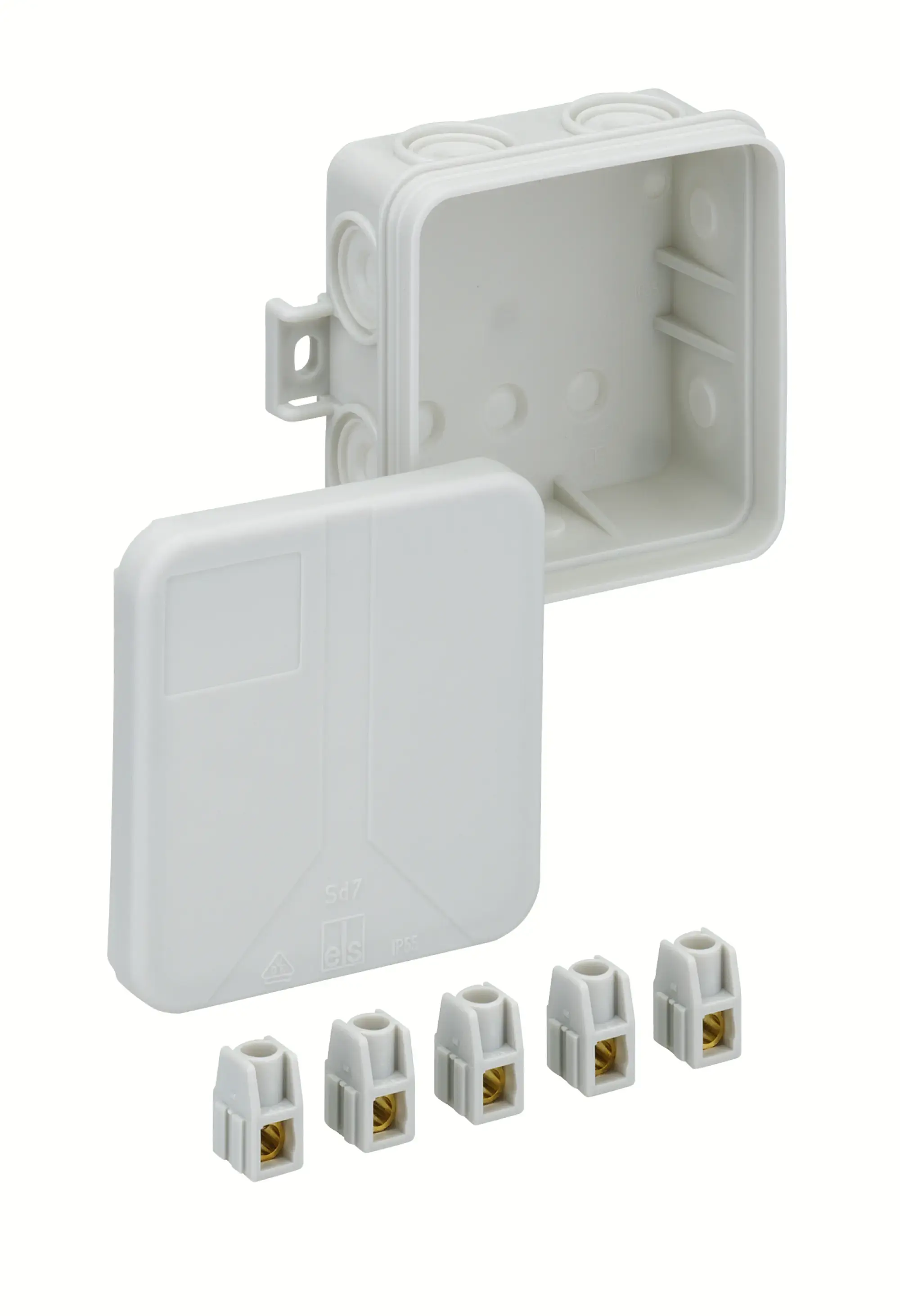 Spelsberg 33240701 Junction box, Type of protection IP55, Max. conductor cross section 2,5², Impact strength IK07, Protection class II, Ui 400V AC, VDE, Halogen free (img_001) Spelsberg 33240701 Junction box, Type of protection IP55, Max. conductor cross section 2,5², Impact strength IK07, Protection class II, Ui 400V AC, VDE, Halogen free (img_001)