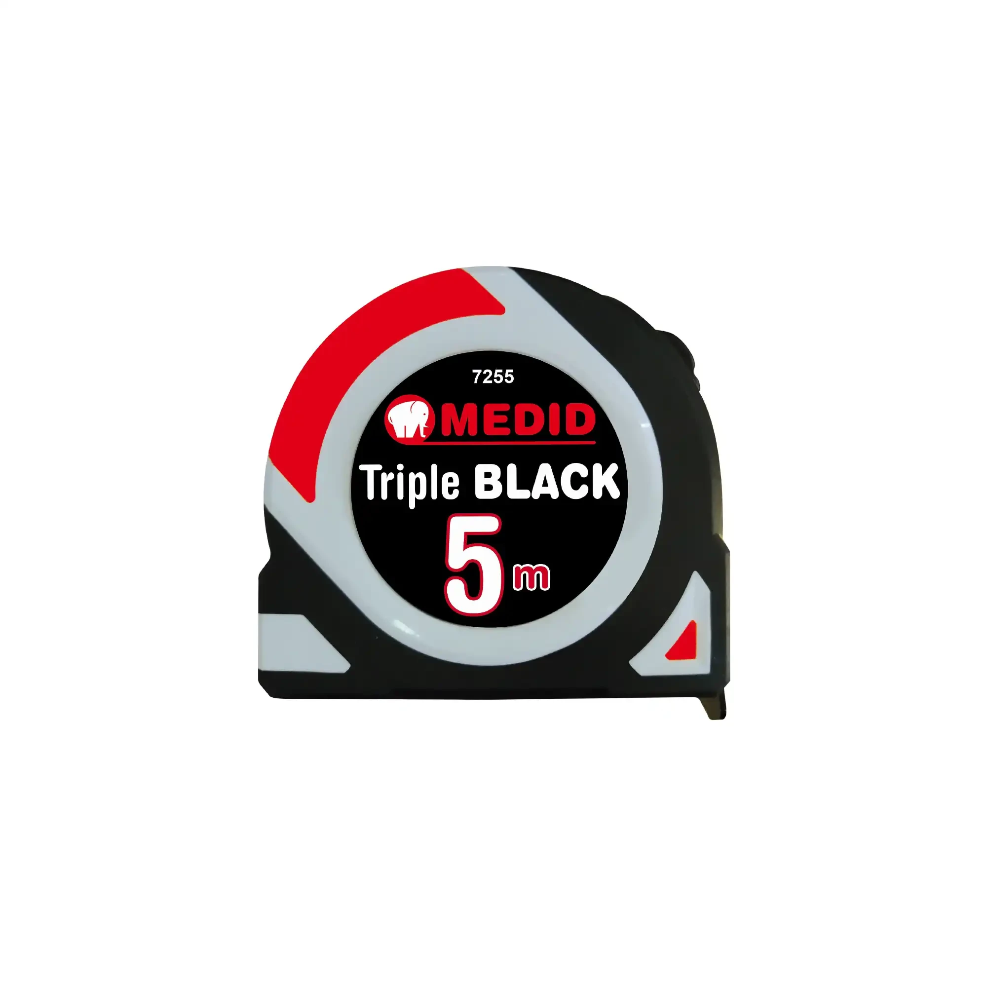 MEDID 7255 Roll tape measure TRIPLE BLACK 5m x 25 mm (img_001) MEDID 7255 Roll tape measure TRIPLE BLACK 5m x 25 mm (img_001)