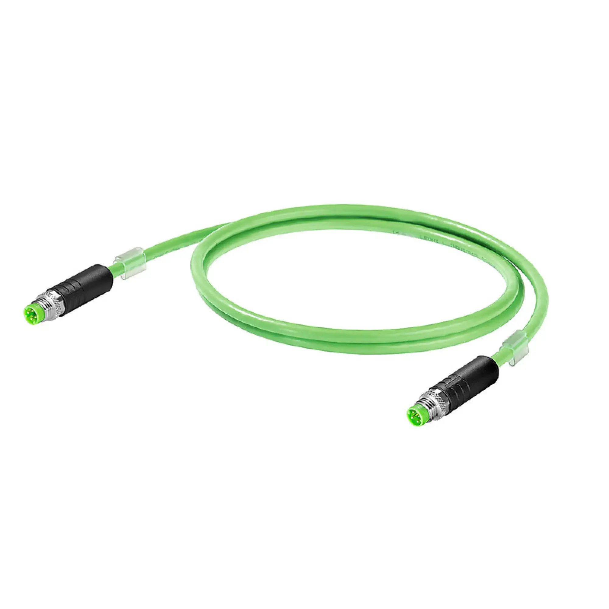 Weidmüller 2706200030 PROFINET Cable (assembled), M8 D-code - IP67 straight pin, M8 D-code - IP67 straight pin, Number of poles: 4, Length: 3 m (img_002)