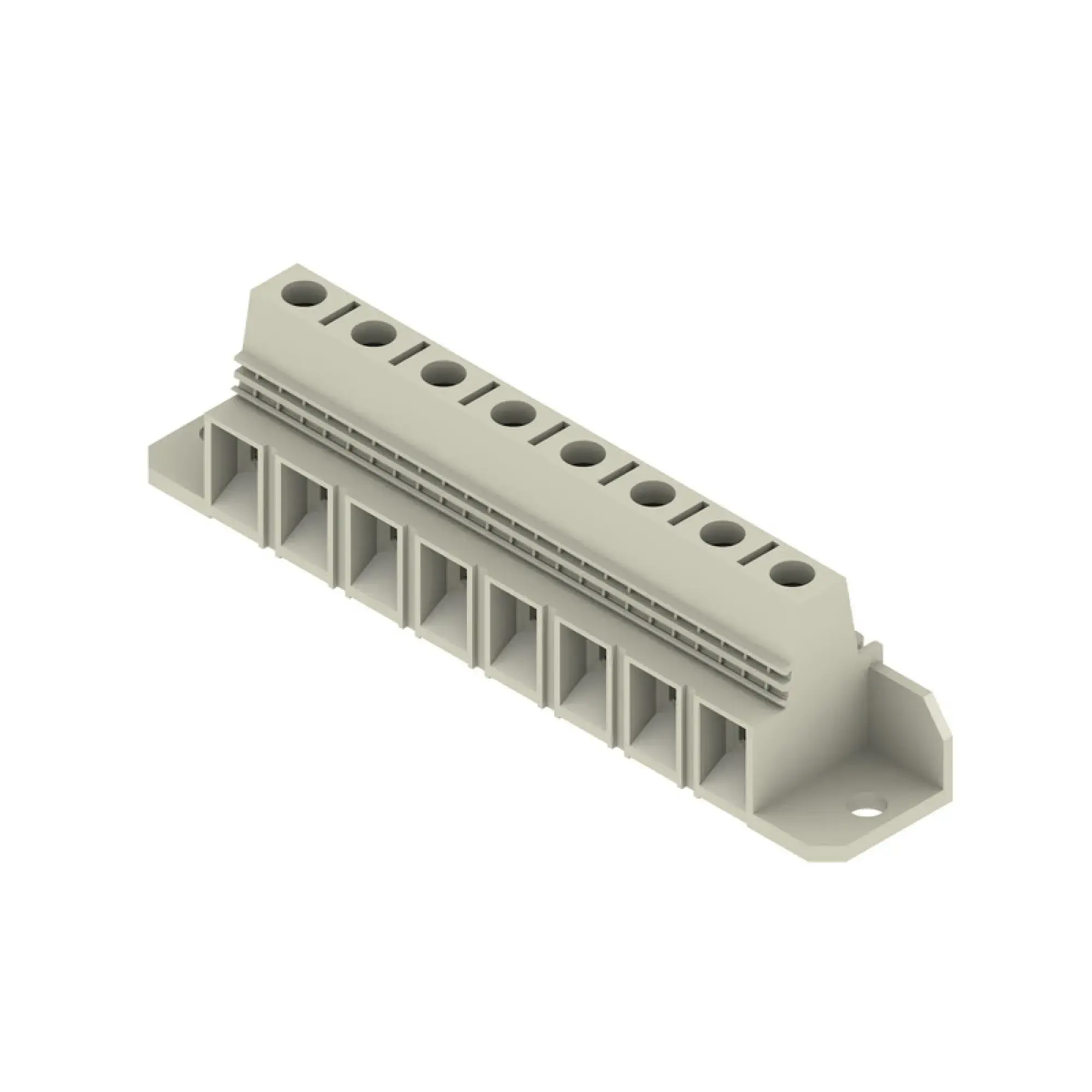 Weidmüller 1783750000 PCB terminal, 1000 V, 101 A, Pitch in mm: 15.00, 25 mm², Number of poles: 8, Clamping yoke connection, THT solder connection, 90°, Box (img_001) Weidmüller 1783750000 PCB terminal, 1000 V, 101 A, Pitch in mm: 15.00, 25 mm², Number of poles: 8, Clamping yoke connection, THT solder connection, 90°, Box (img_001)