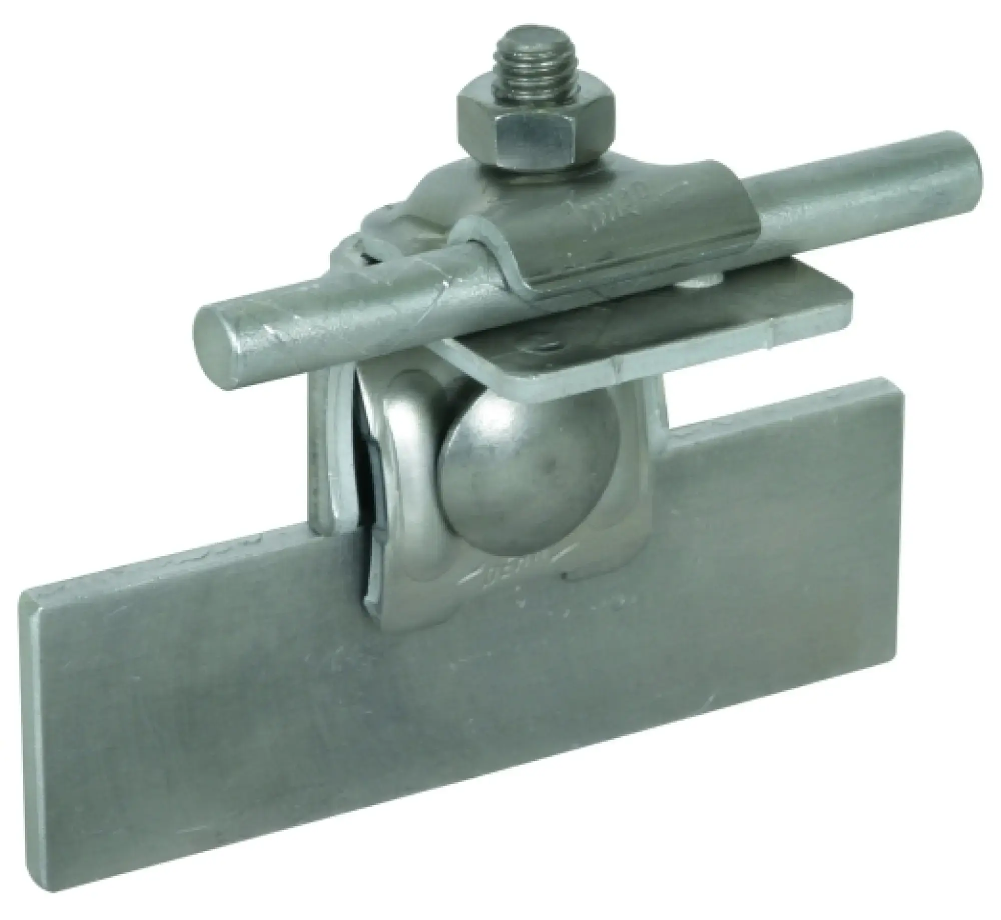 Dehn 365051 Saddle clamp Al clamping range 0.7-8mm, angled, w. clamping frame for Rd 6-10mm (img_001)