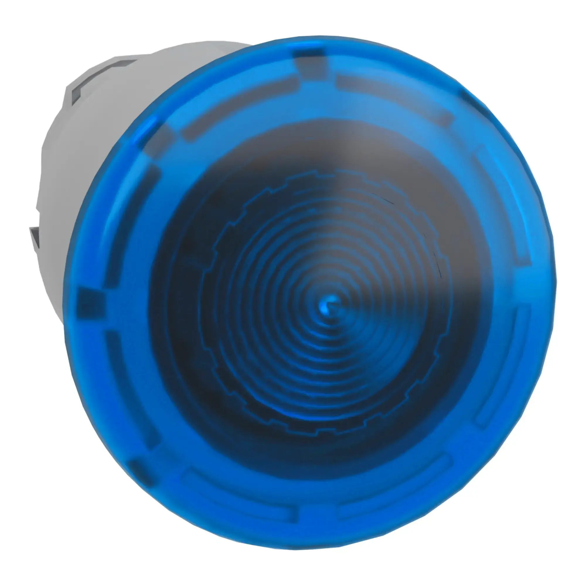 Schneider Electric ZB4BW463 Mushroom push button, front element, Harmony XB4, metal, 22mm, illuminated, blue, mushroom 40mm, momentary, for universal LED (img_010)