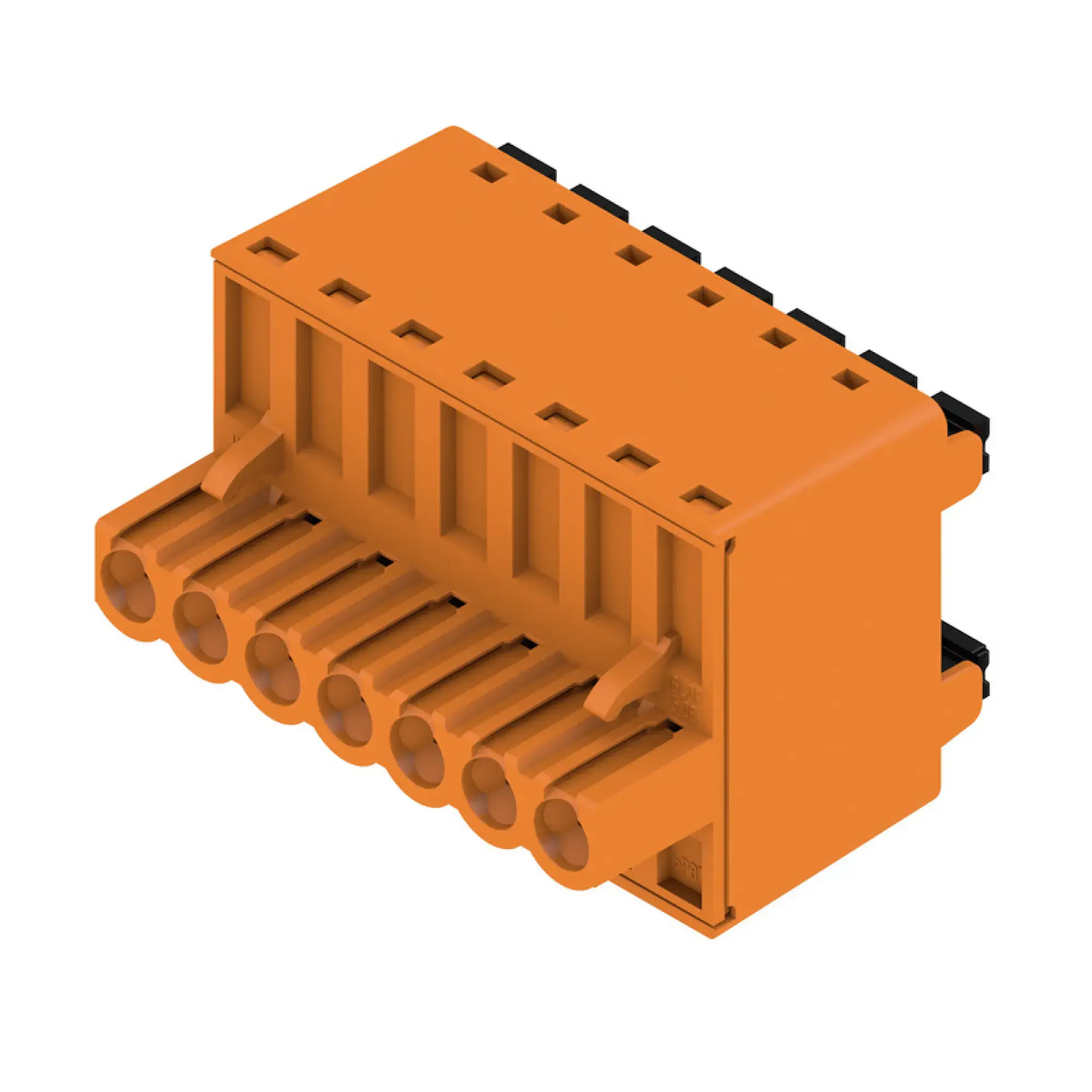 Weidmüller 1001200000 PCB connector (wire connection), 320 V, 20.8 A, Pitch in mm: 5.08, 3.31 mm², Number of poles: 7, PUSH IN with actuator, Box (img_001)