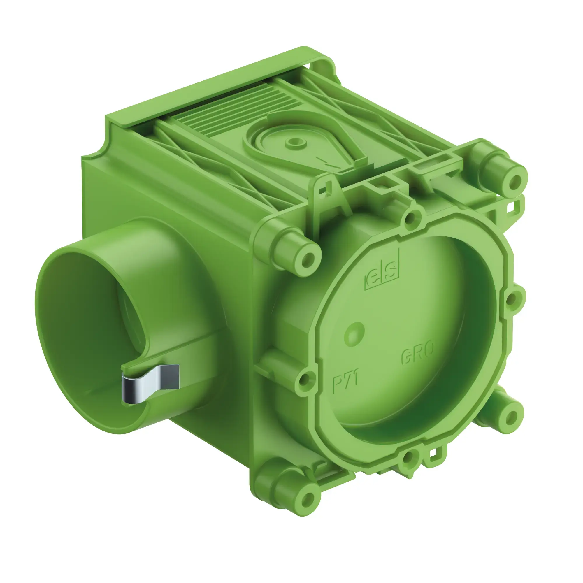 Spelsberg 98407501 Large conduit box , Type of protection IP30, Suitable for concrete construction, Rated insulation voltage 400V AC, VDE, Halogen free (img_001)