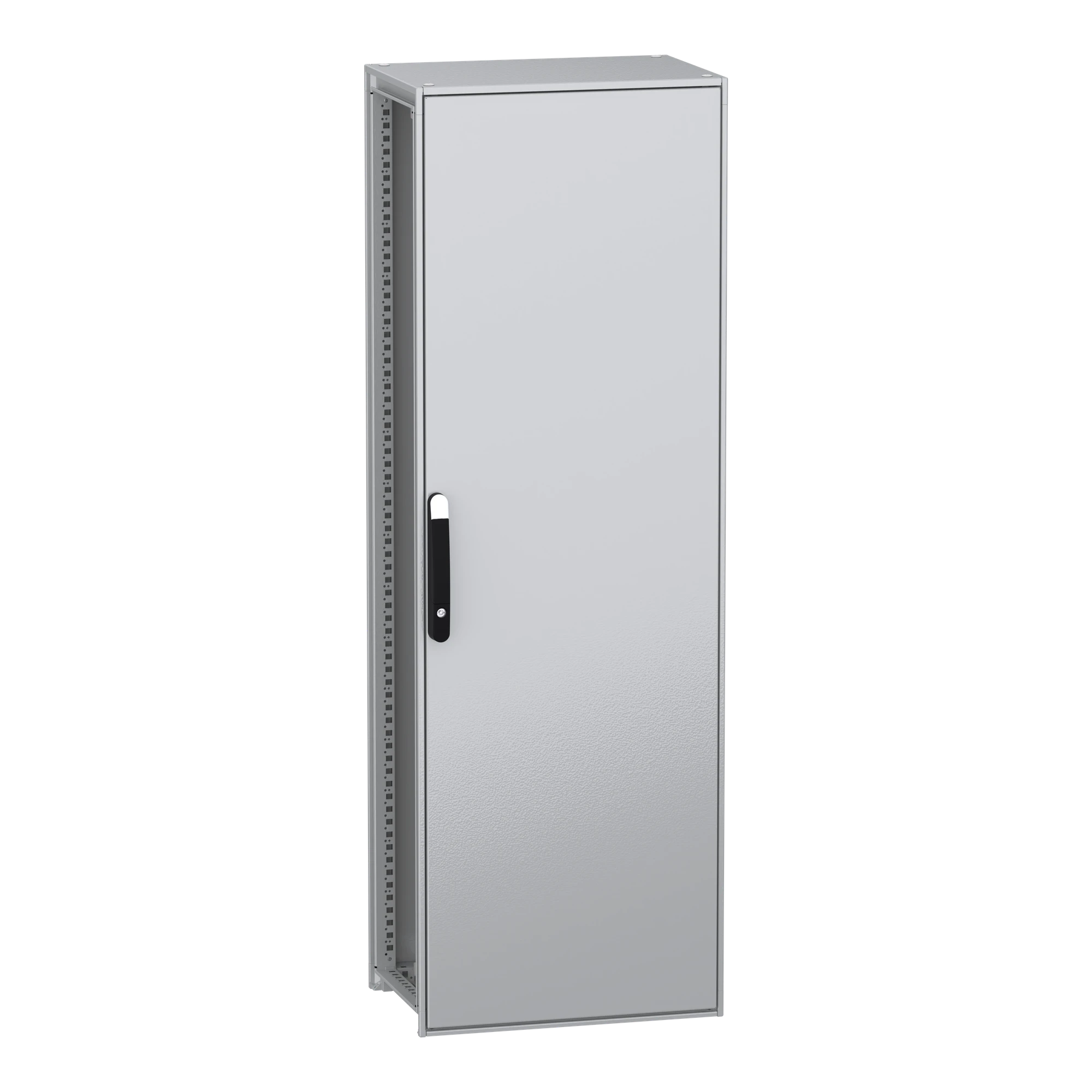 Schneider Electric NSYSFN18640P Freestanding enclosure, electrical, PanelSeT SFN, made of decarbonized steel, with mounting plate, assembled, 1800x600x400mm, IP55 (img_001)