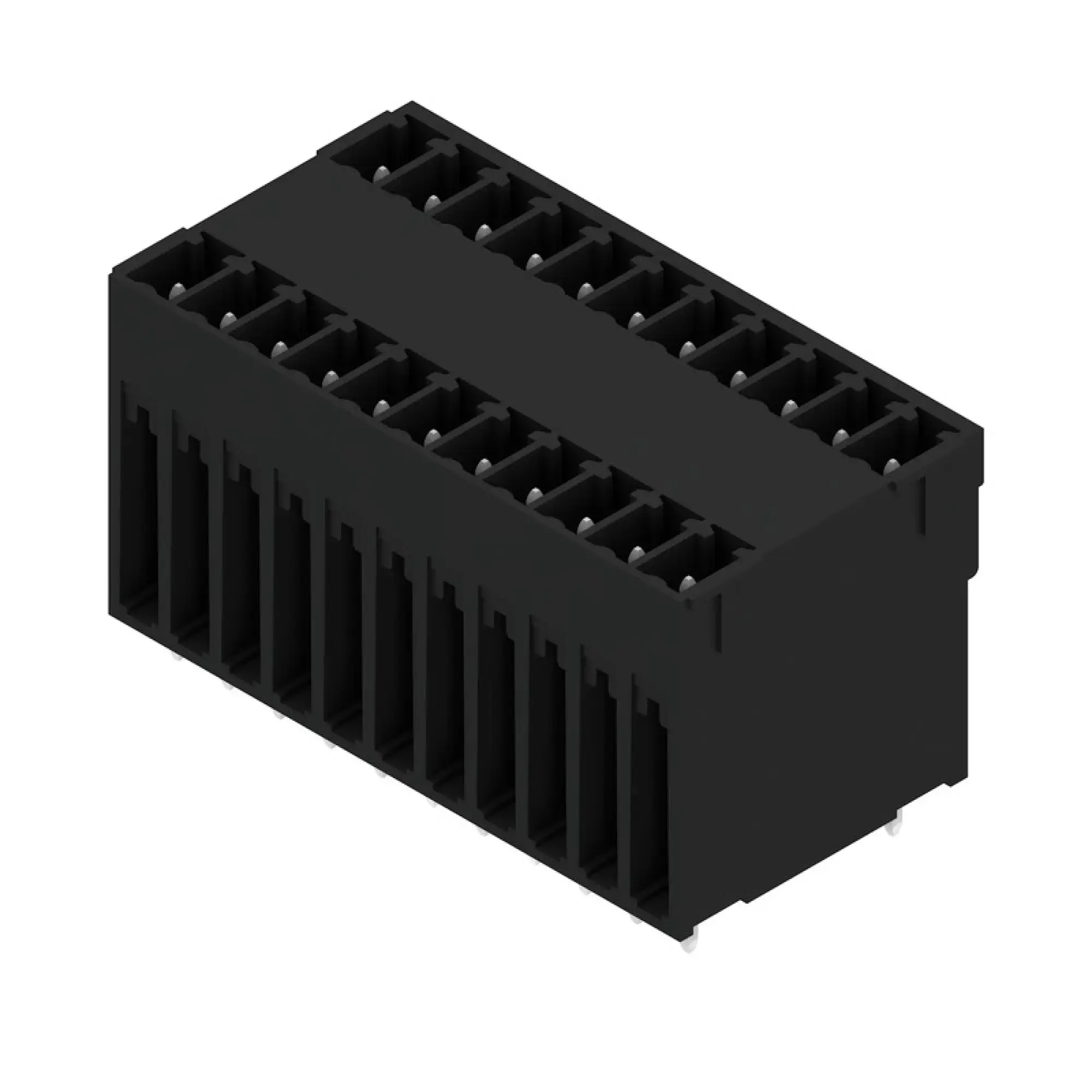 Weidmüller 1031050000 PCB connector (board connection), 160 V, 17.5 A, Pitch in mm: 3.81, Number of poles: 22, THT/THR solder connection, Box (img_001)