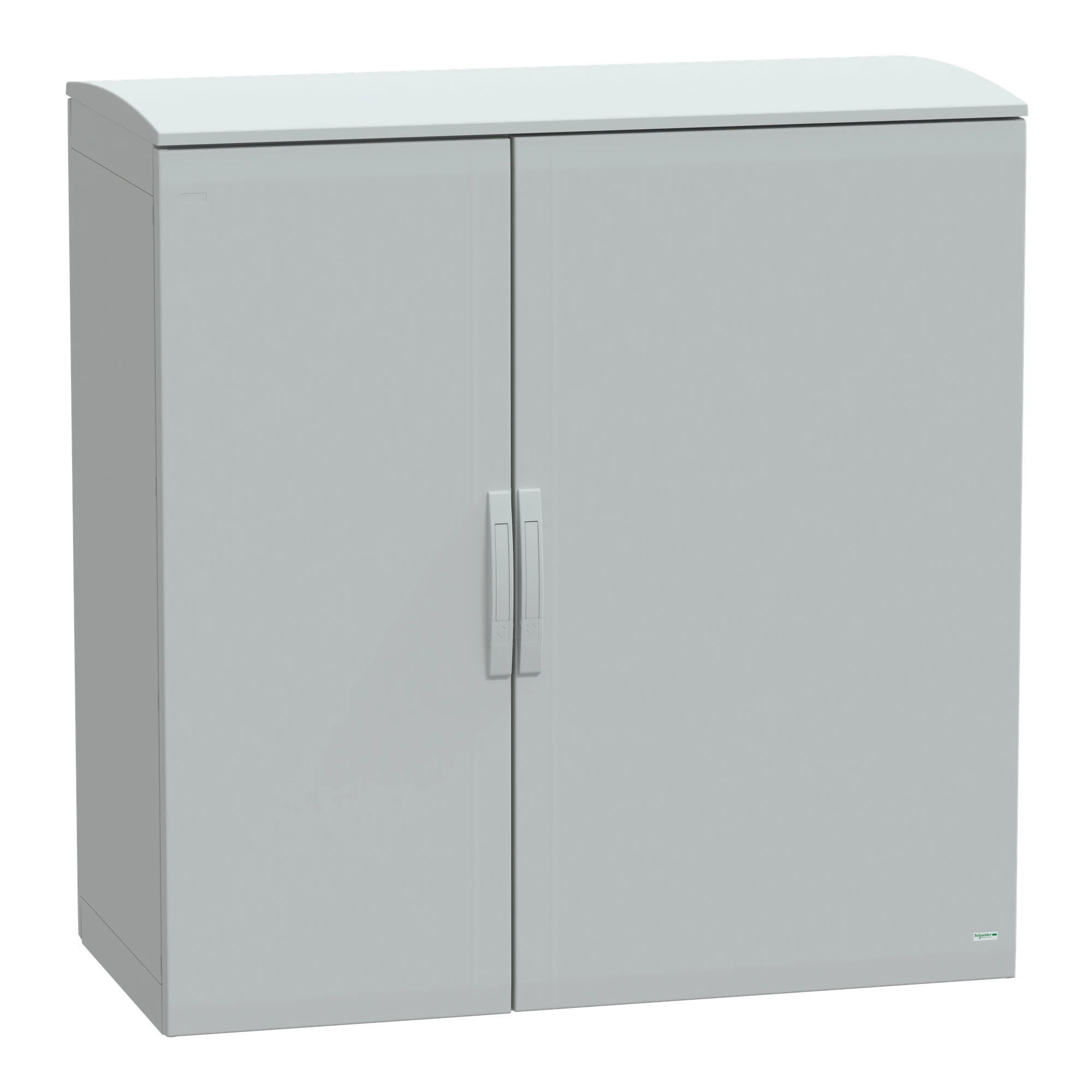 Schneider Electric NSYPLAT12126G Polyester enclosure floor-standing with base plate open at top with cover 1250x1250x620 IP44 (img_001)