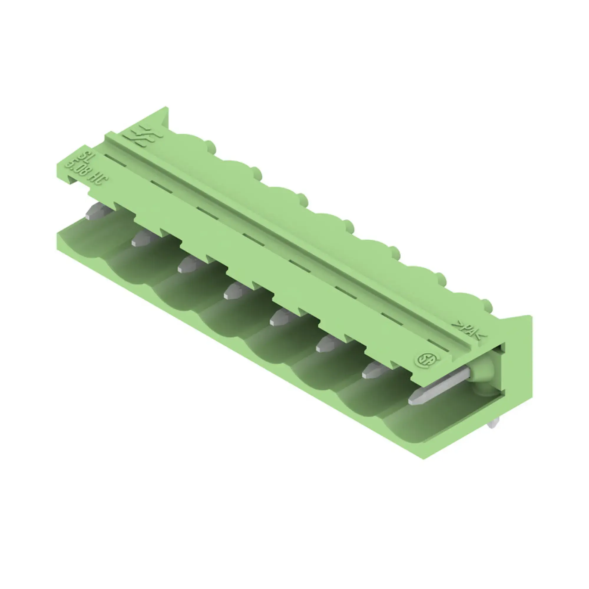 Weidmüller 1401690000 PCB connector (board connection), 320 V, 24 A, Pitch in mm: 5.08, Number of poles: 8, THT solder connection, Box (img_001)