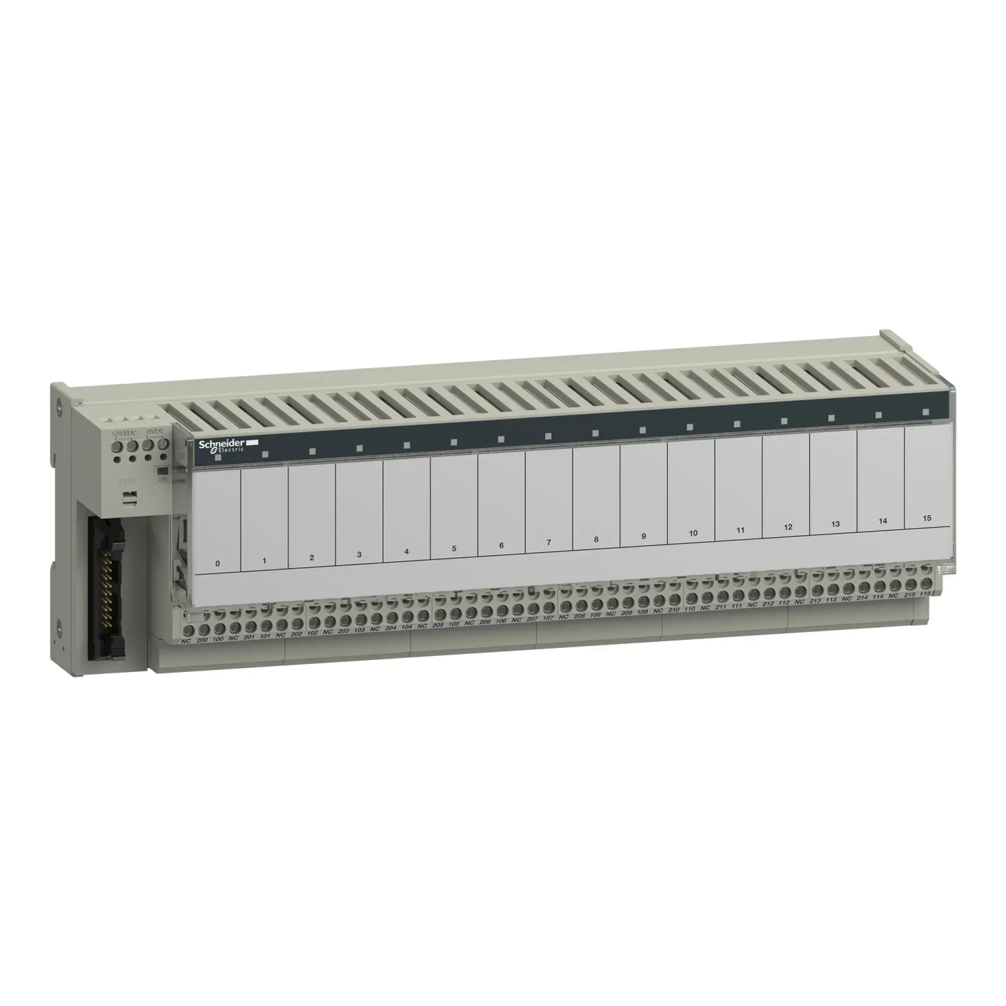 Schneider Electric ABE7P16F310 Terminal block for plug-in relays ABE7, 16 channels, relay 12.5mm (img_008)