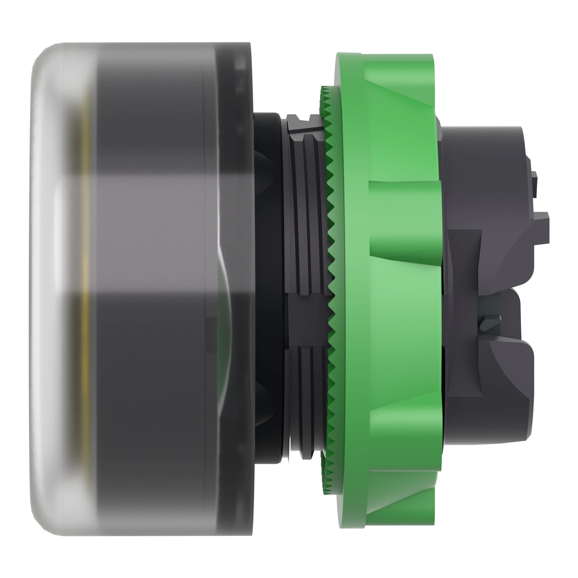 Schneider Electric ZB5AW583 Illuminated Push Button, Front Element, Harmony XB5, Plastic, 22mm, Yellow, for Universal LED, with Protective Cap (img_007)