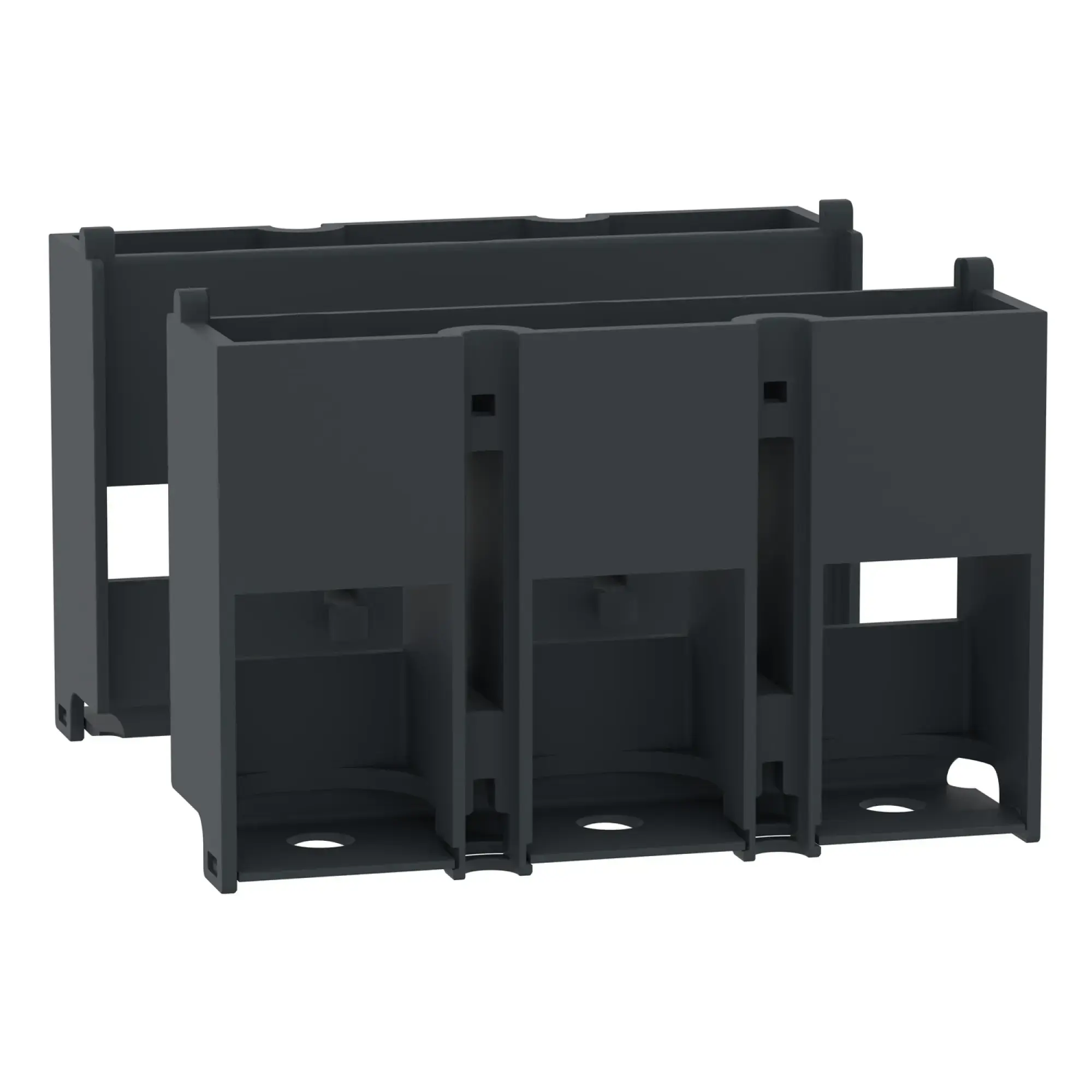 Schneider Electric LAD915036 Anschlussadapter für Leistungsschütze TeSys Deca Advanced 115-150A mit Bolzenanschluss, 2x 3 polige Abdeckung LAD915036 (img_001)