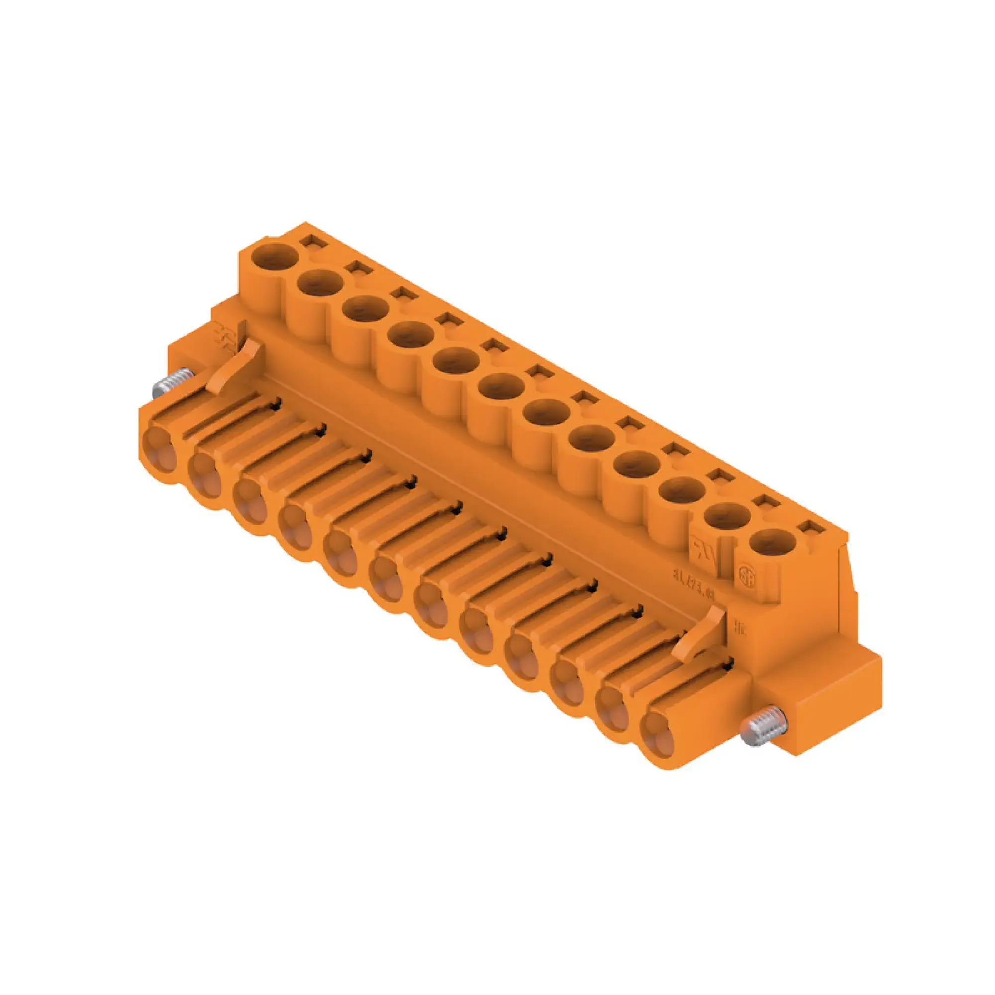 Weidmüller 1944190000 PCB connector (wire connection), 320 V, 23 A, Pitch in mm: 5.08, 4 mm², Number of poles: 12, Clamping yoke connection, Box (img_001)