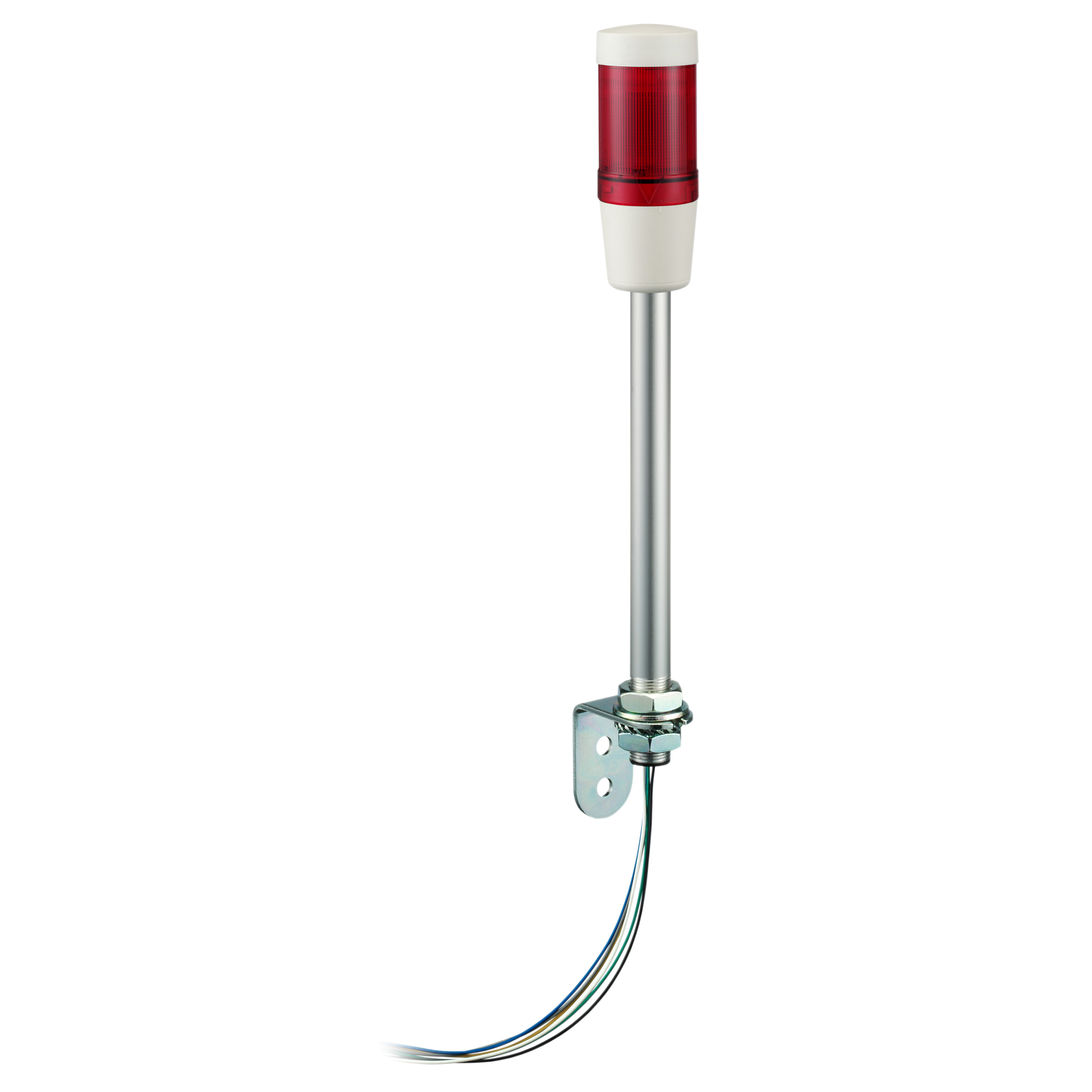 Schneider Electric Harmony XVM, modular tower lights, aluminum, support tube with bracket, red, Ø45, steady, super bright LED, 24 V AC/DC Schneider Electric Harmony XVM, modular tower lights, aluminum, support tube with bracket, red, Ø45, steady, super bright LED, 24 V AC/DC