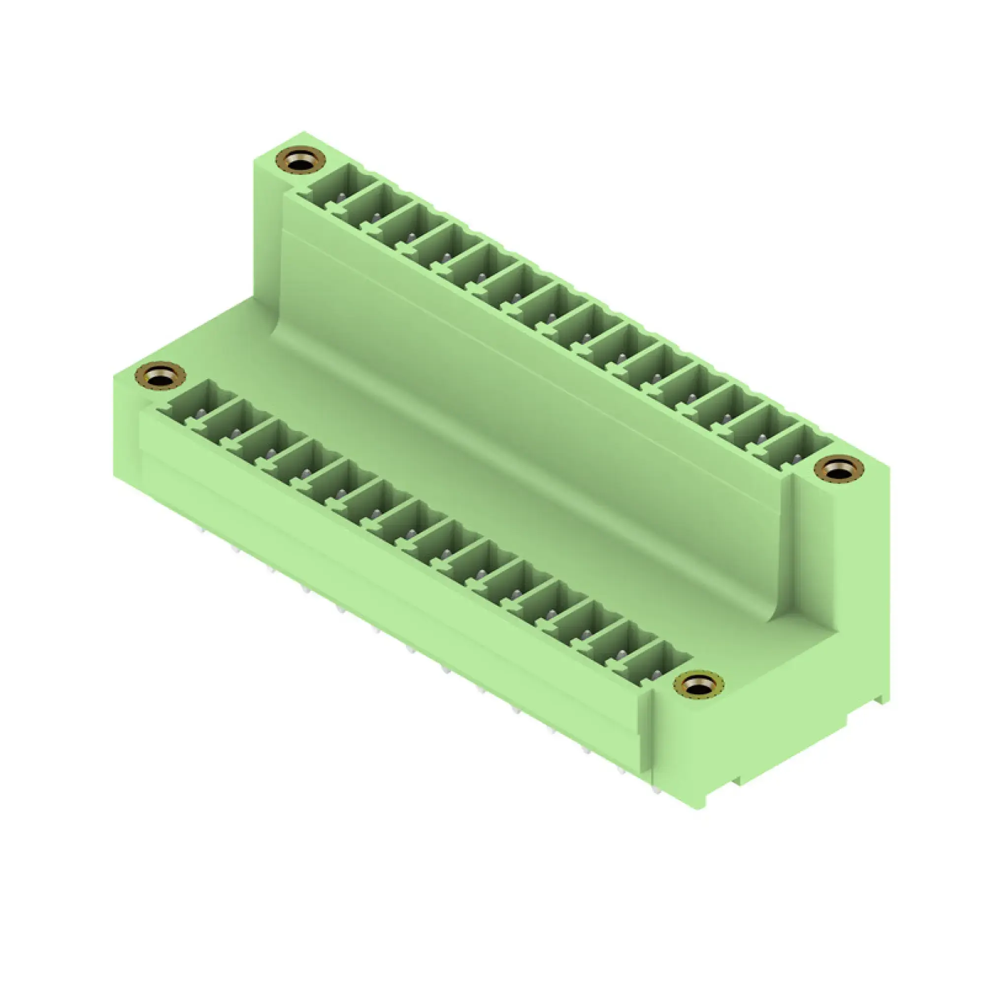 Weidmüller 1035280000 PCB connector (board connection), 160 V, 17.5 A, Pitch in mm: 3.81, Number of poles: 28, THT solder connection, Box (img_001)
