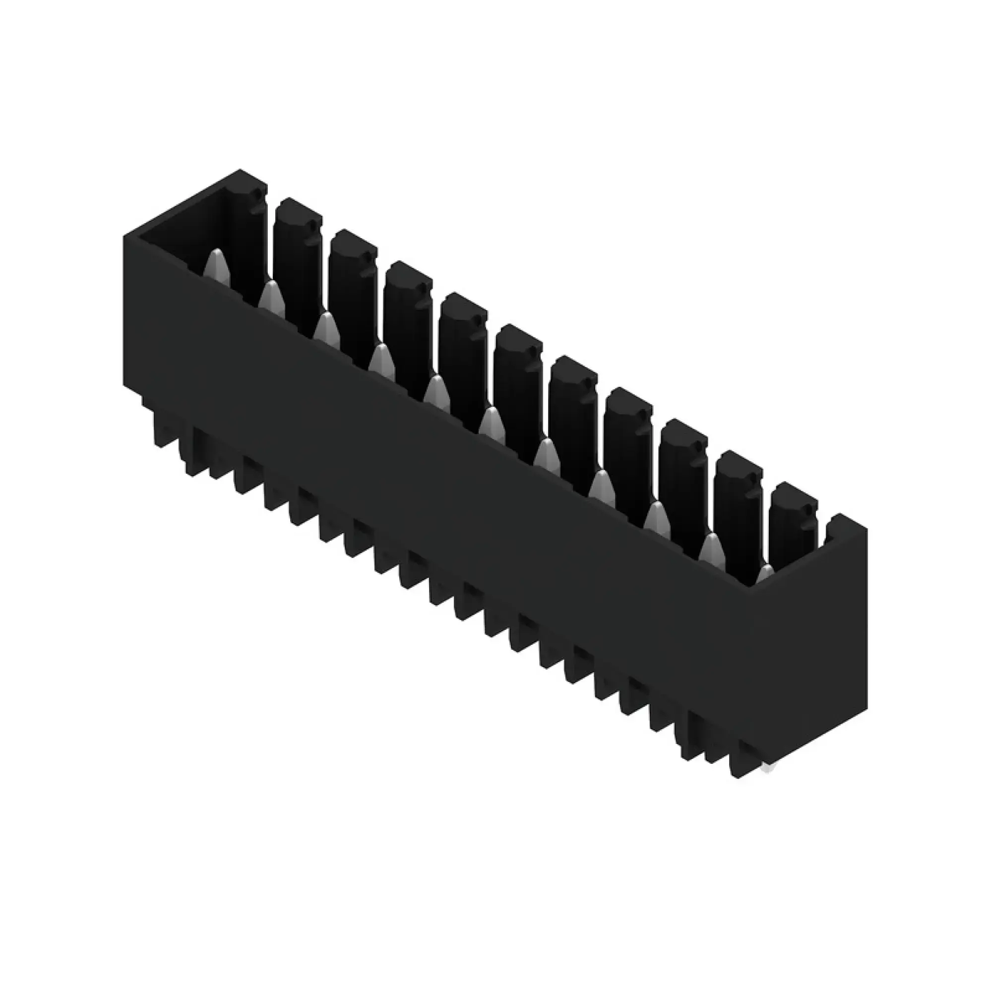 Weidmüller 1753074001 PCB connector (board connection), 160 V, 15 A, Pitch in mm: 3.50, Number of poles: 11, THT/THR solder connection, Tape (img_001)